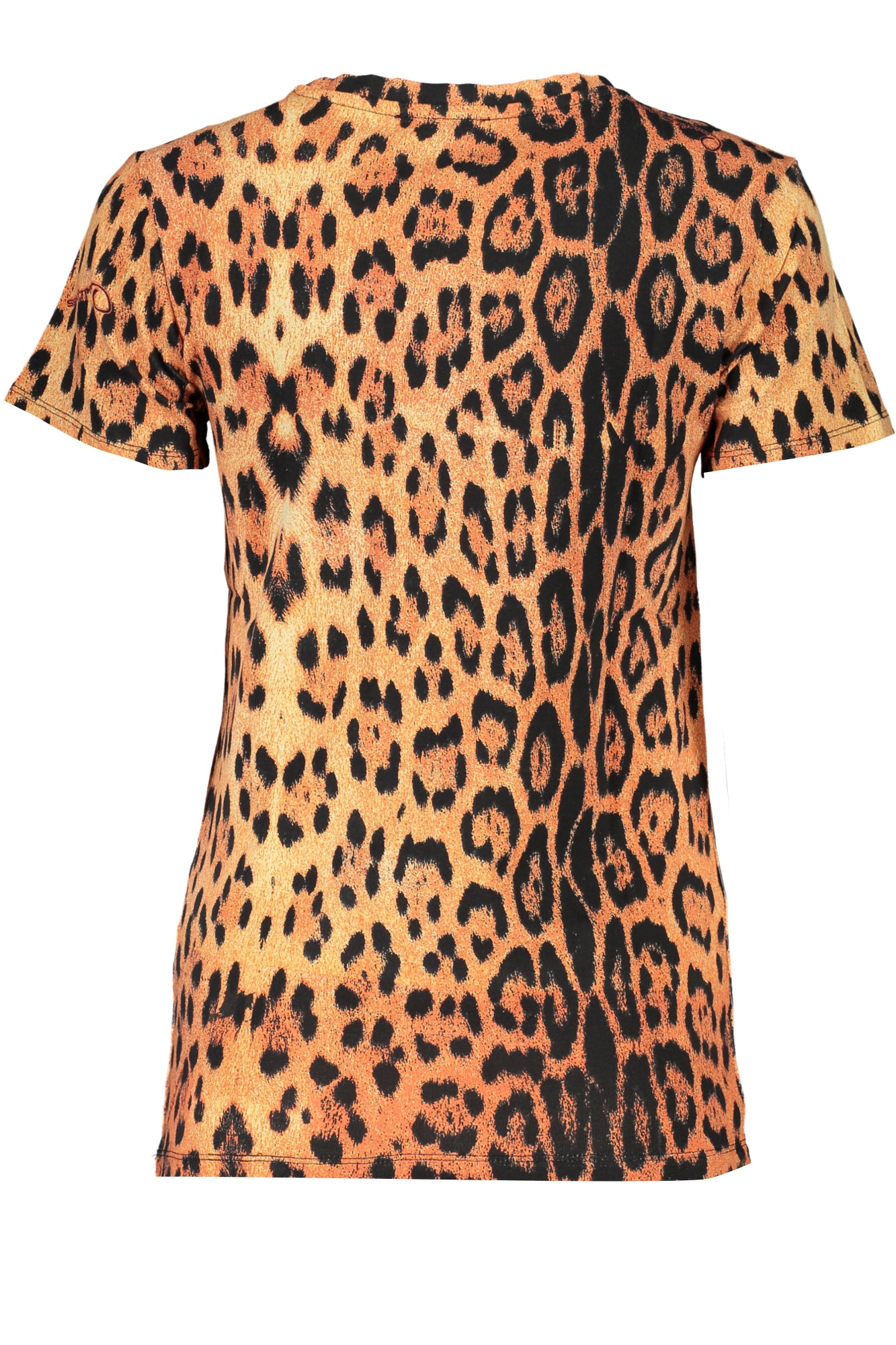 CAVALLI CLASS WOMENS SHORT SLEEVE T-SHIRT ORANGE