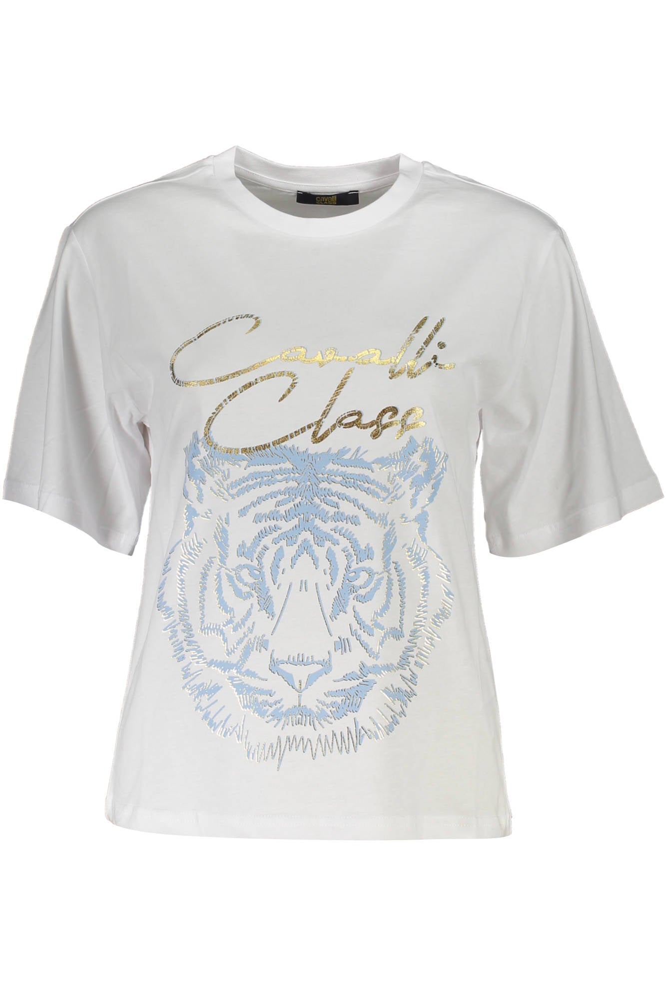 CAVALLI CLASS SHORT SLEEVE T-SHIRT WOMEN WHITE