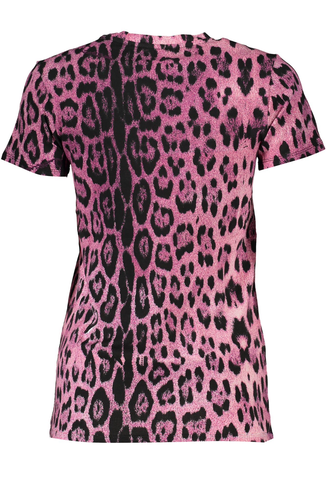 CAVALLI CLASS WOMENS SHORT SLEEVE T-SHIRT PINK