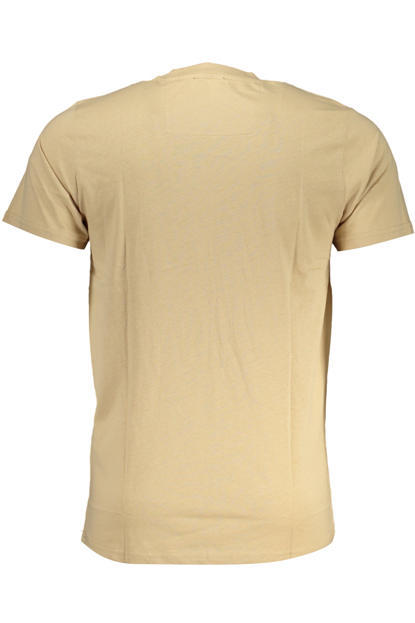 CAVALLI CLASS MENS SHORT SLEEVED T-SHIRT BEIGE