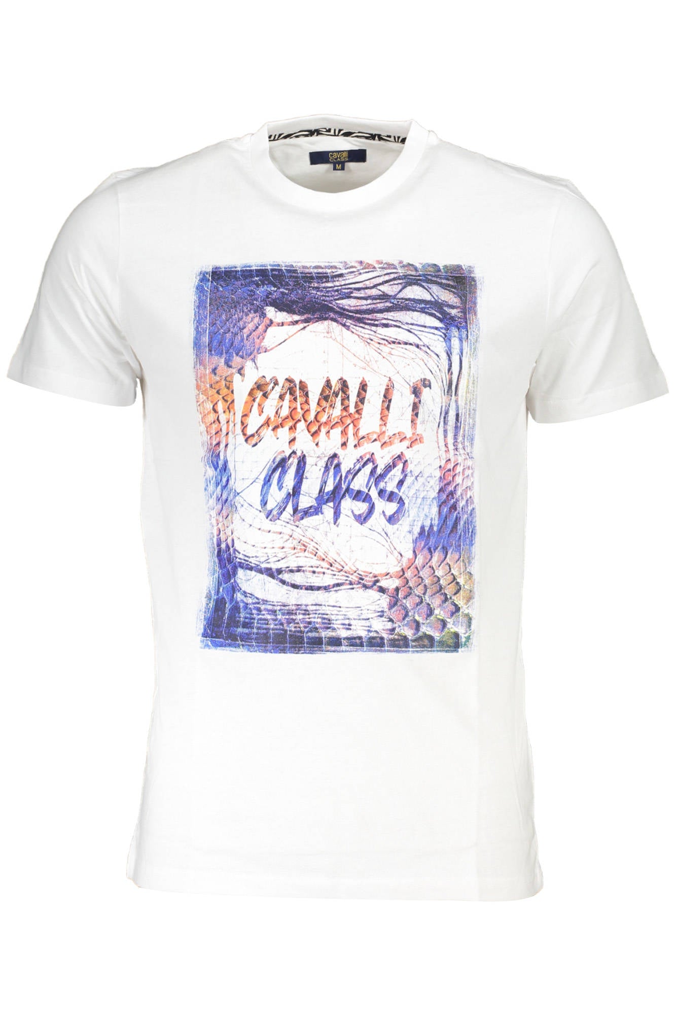 CAVALLI CLASS SHORT SLEEVE T-SHIRT MEN WHITE