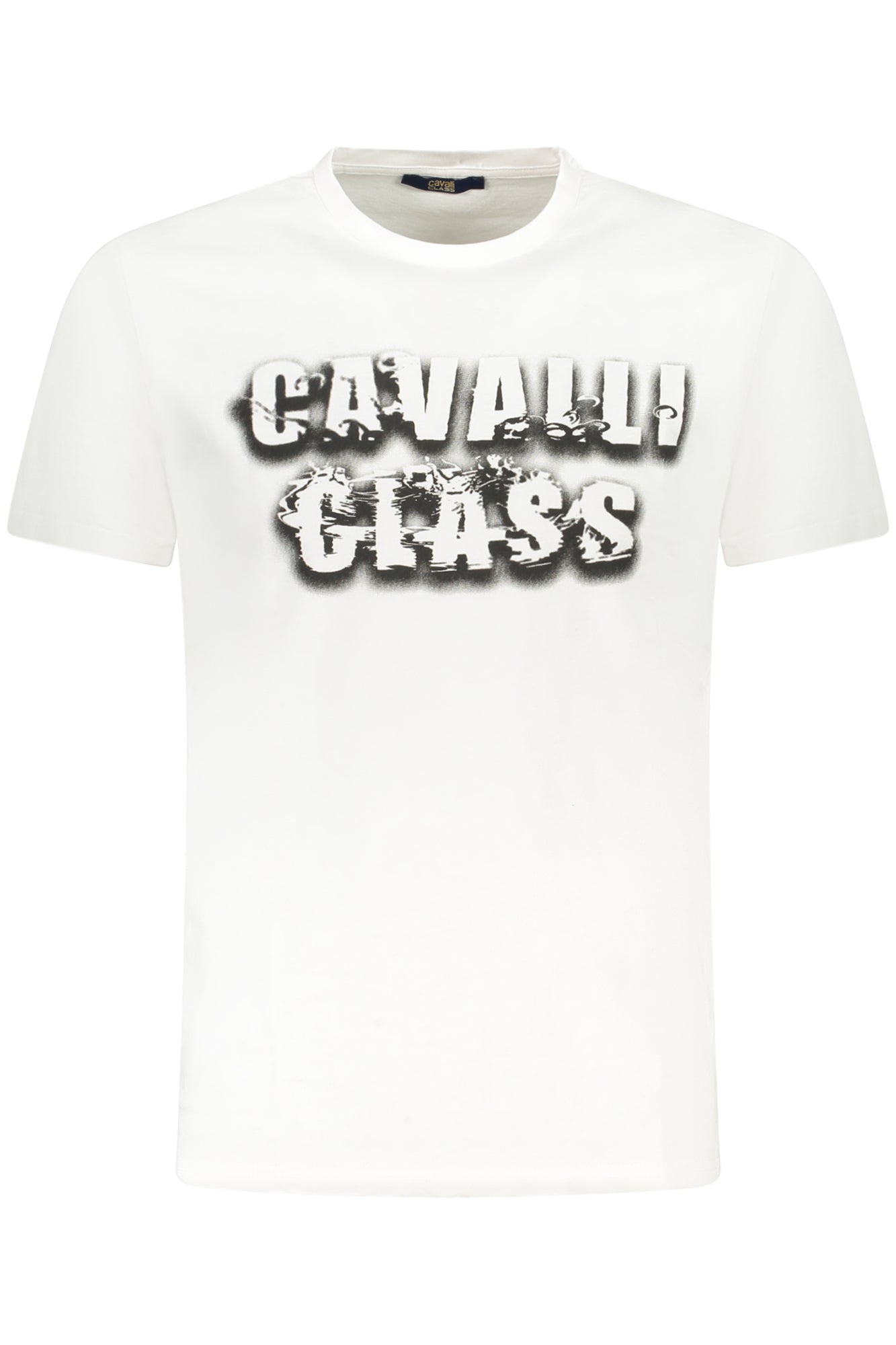 CAVALLI CLASS SHORT SLEEVE T-SHIRT MEN WHITE