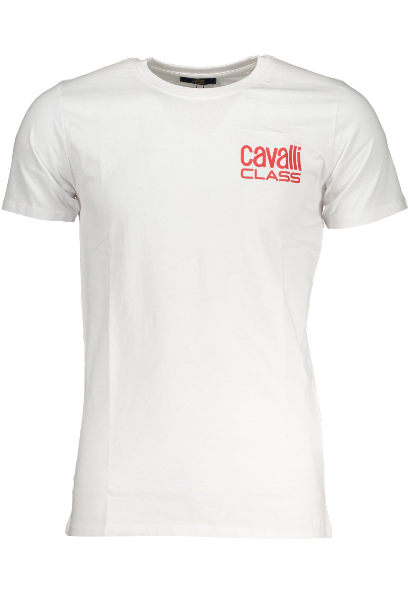 CAVALLI CLASS MENS SHORT SLEEVED T-SHIRT WHITE
