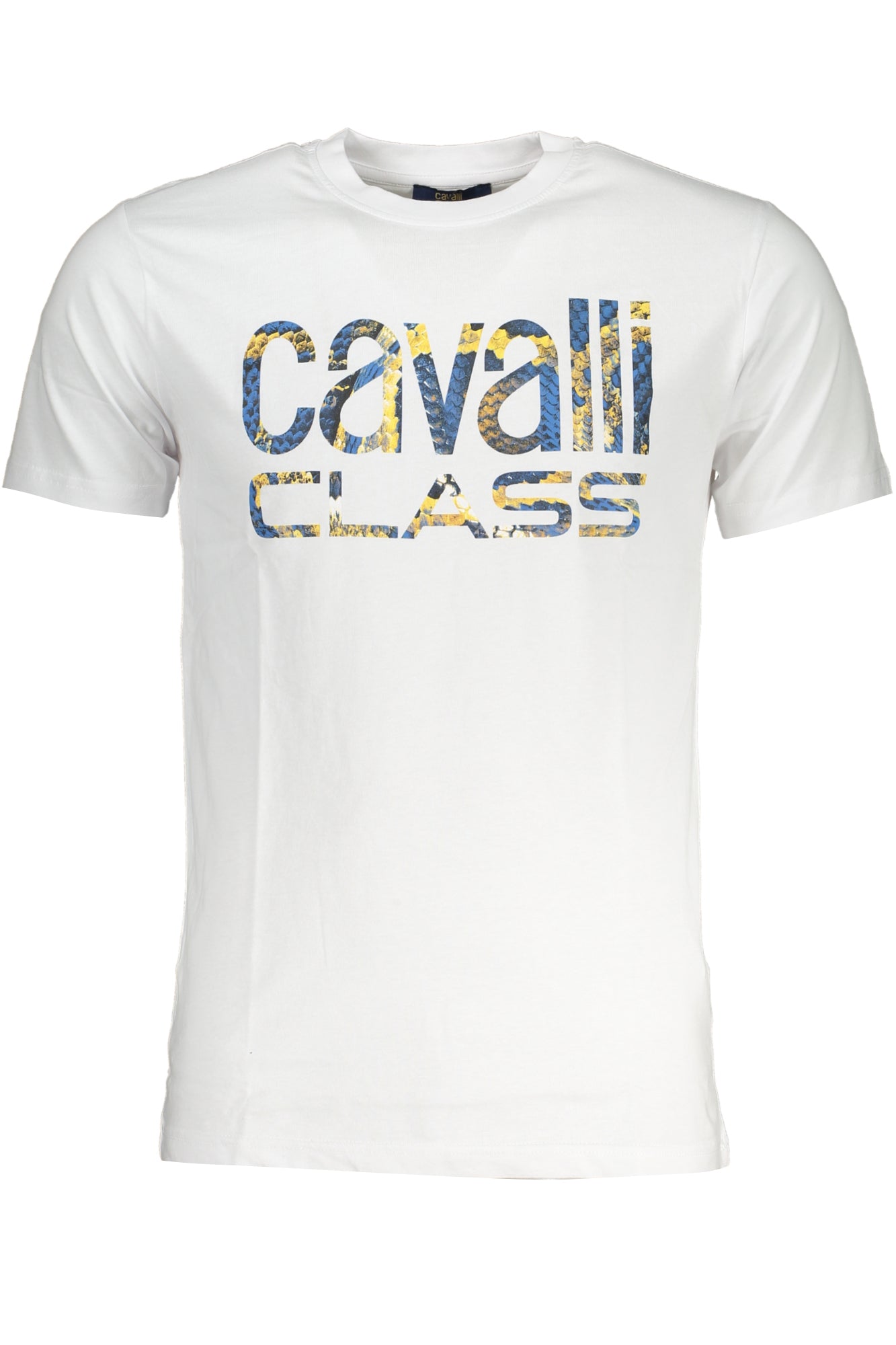 CAVALLI CLASS MENS SHORT SLEEVED T-SHIRT WHITE