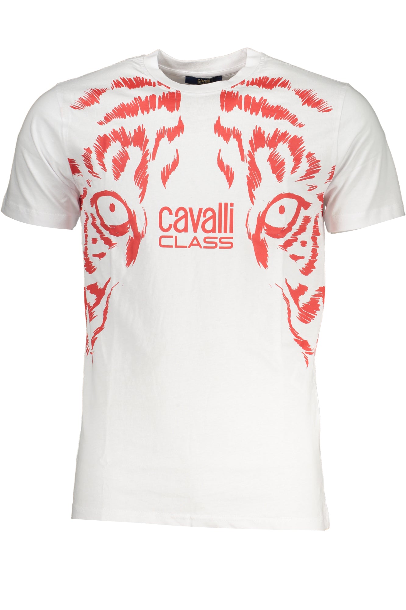 CAVALLI CLASS MENS SHORT SLEEVED T-SHIRT WHITE