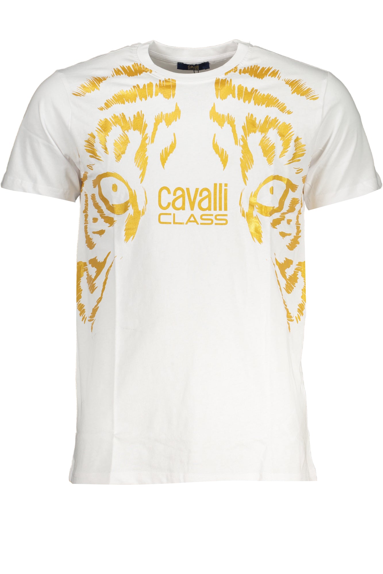 CAVALLI CLASS MENS SHORT SLEEVED T-SHIRT WHITE