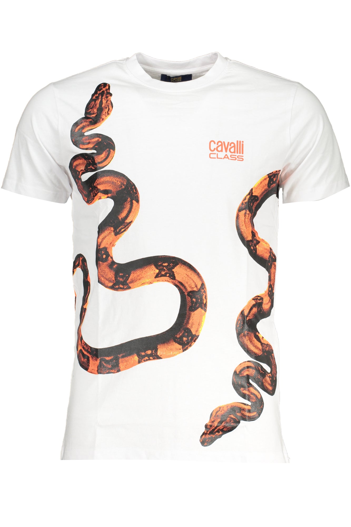 CAVALLI CLASS MENS SHORT SLEEVED T-SHIRT WHITE