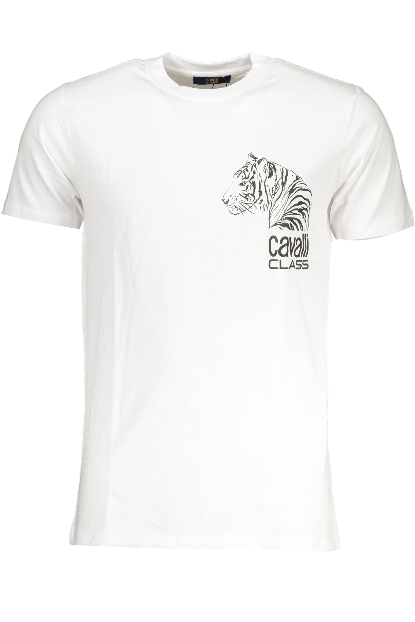 CAVALLI CLASS MENS SHORT SLEEVED T-SHIRT WHITE