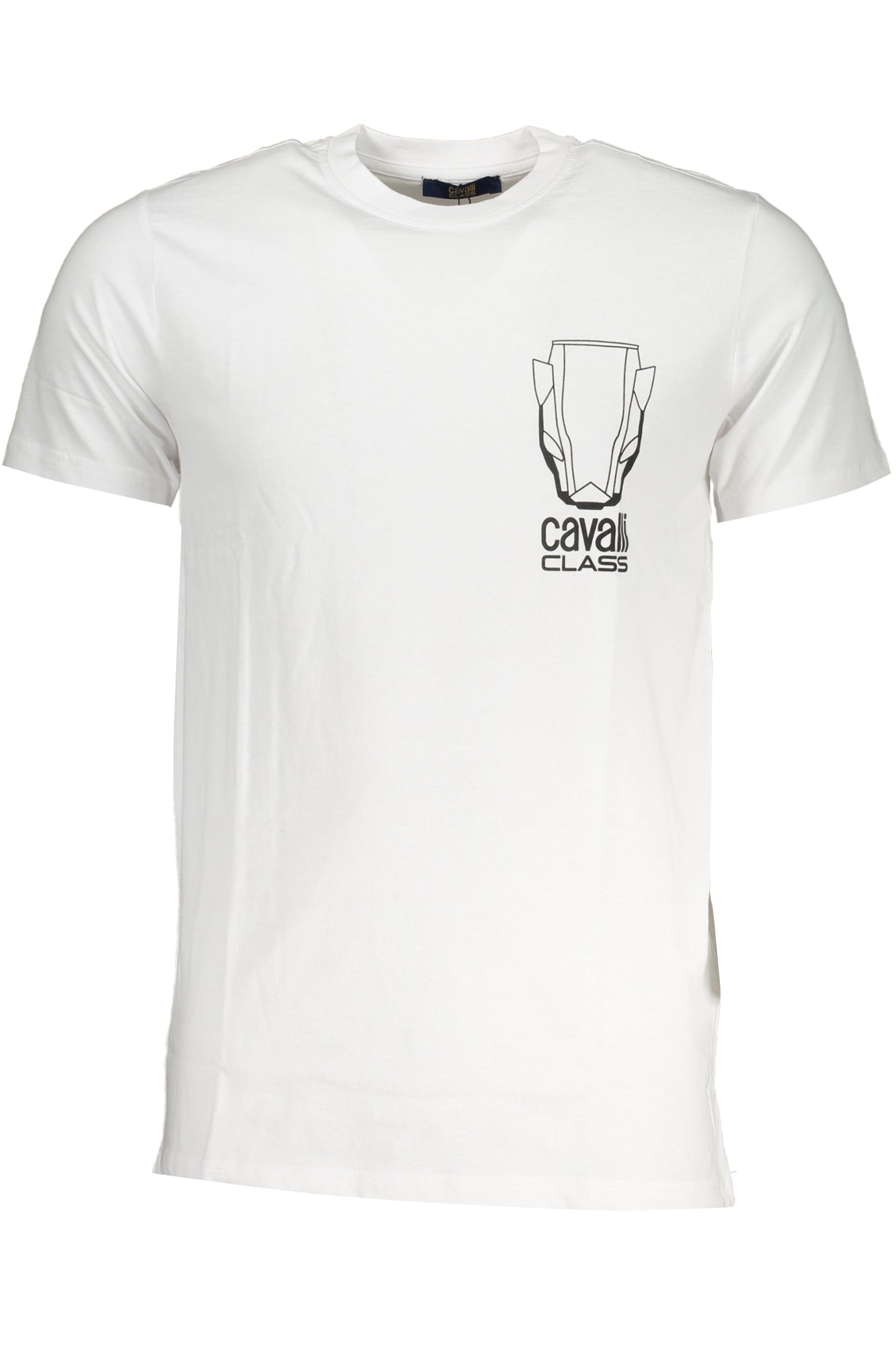 CAVALLI CLASS MENS SHORT SLEEVED T-SHIRT WHITE