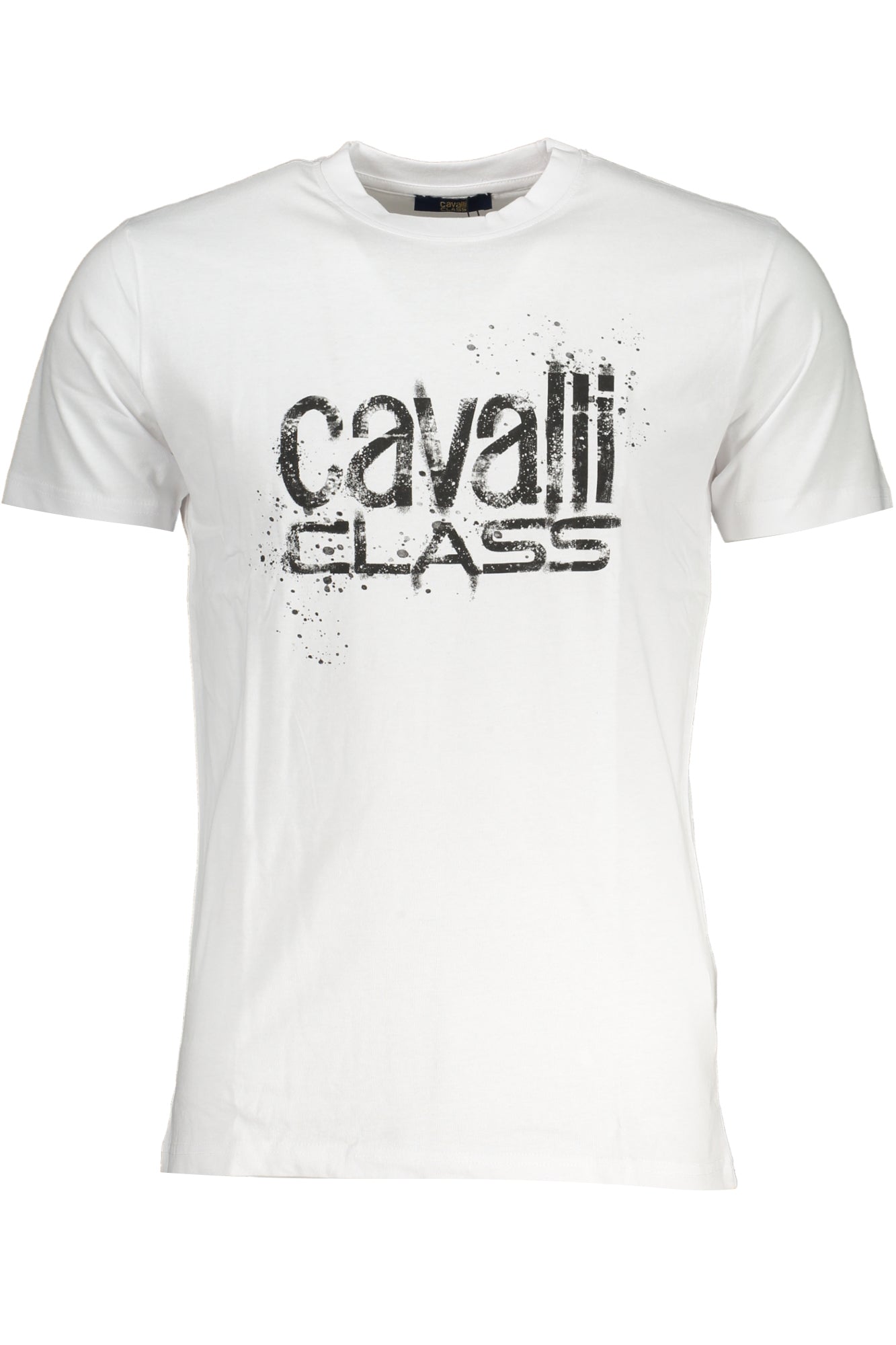 CAVALLI CLASS MENS SHORT SLEEVED T-SHIRT WHITE