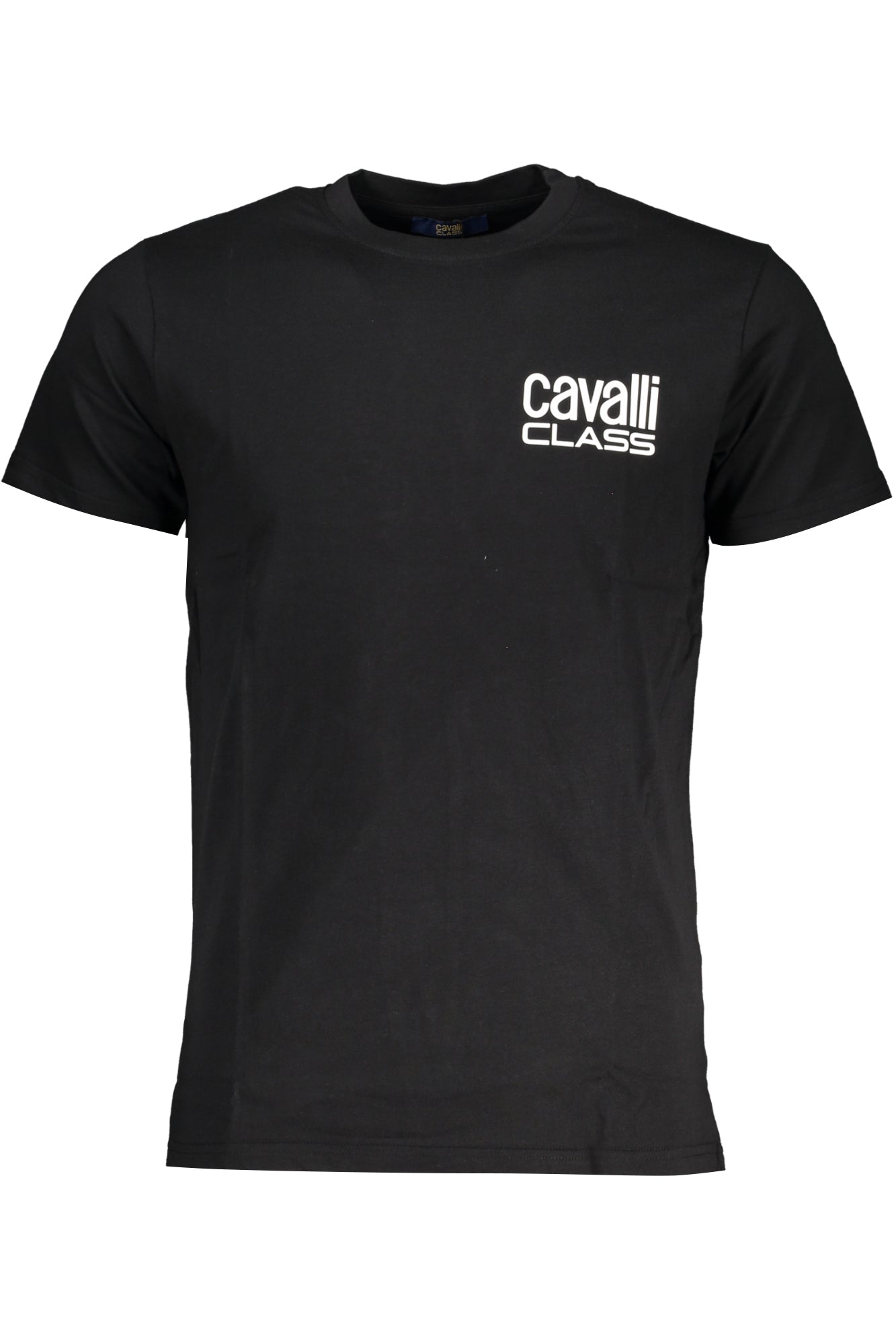 CAVALLI CLASS MENS SHORT SLEEVE T-SHIRT BLACK