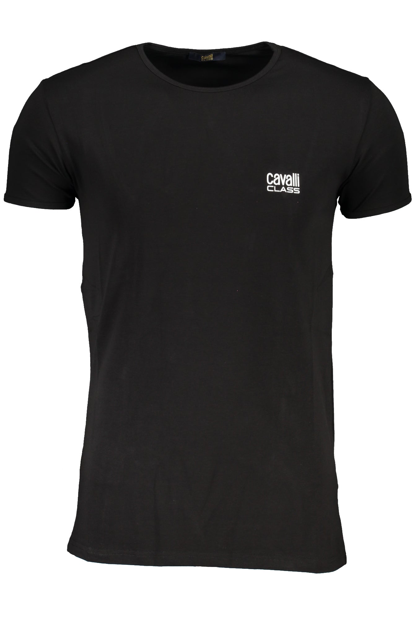 CAVALLI CLASS MENS SHORT SLEEVE T-SHIRT BLACK