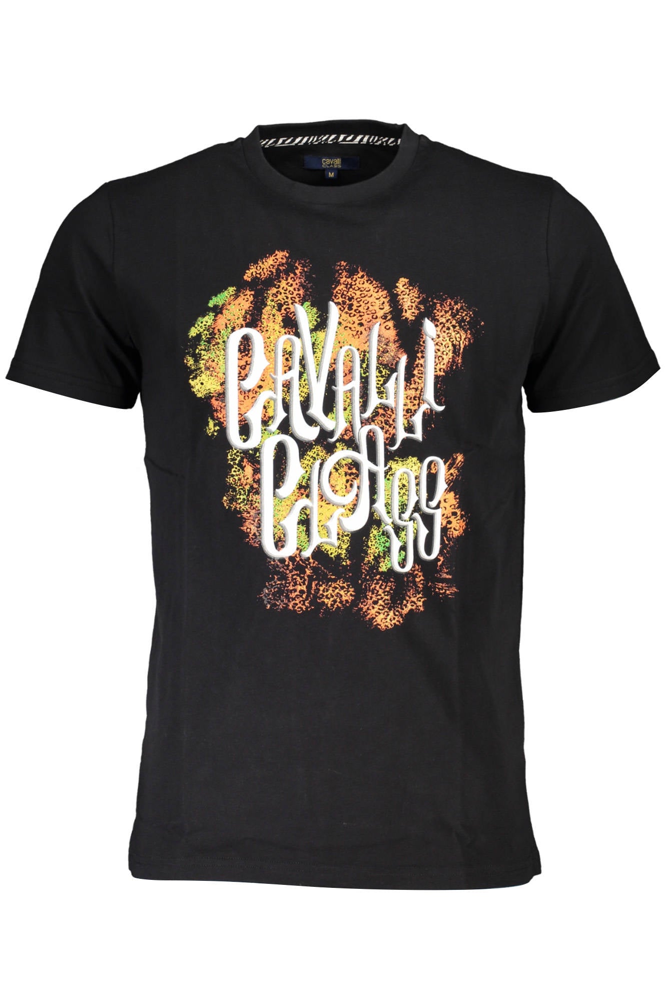 CAVALLI CLASS SHORT SLEEVE T-SHIRT MEN BLACK