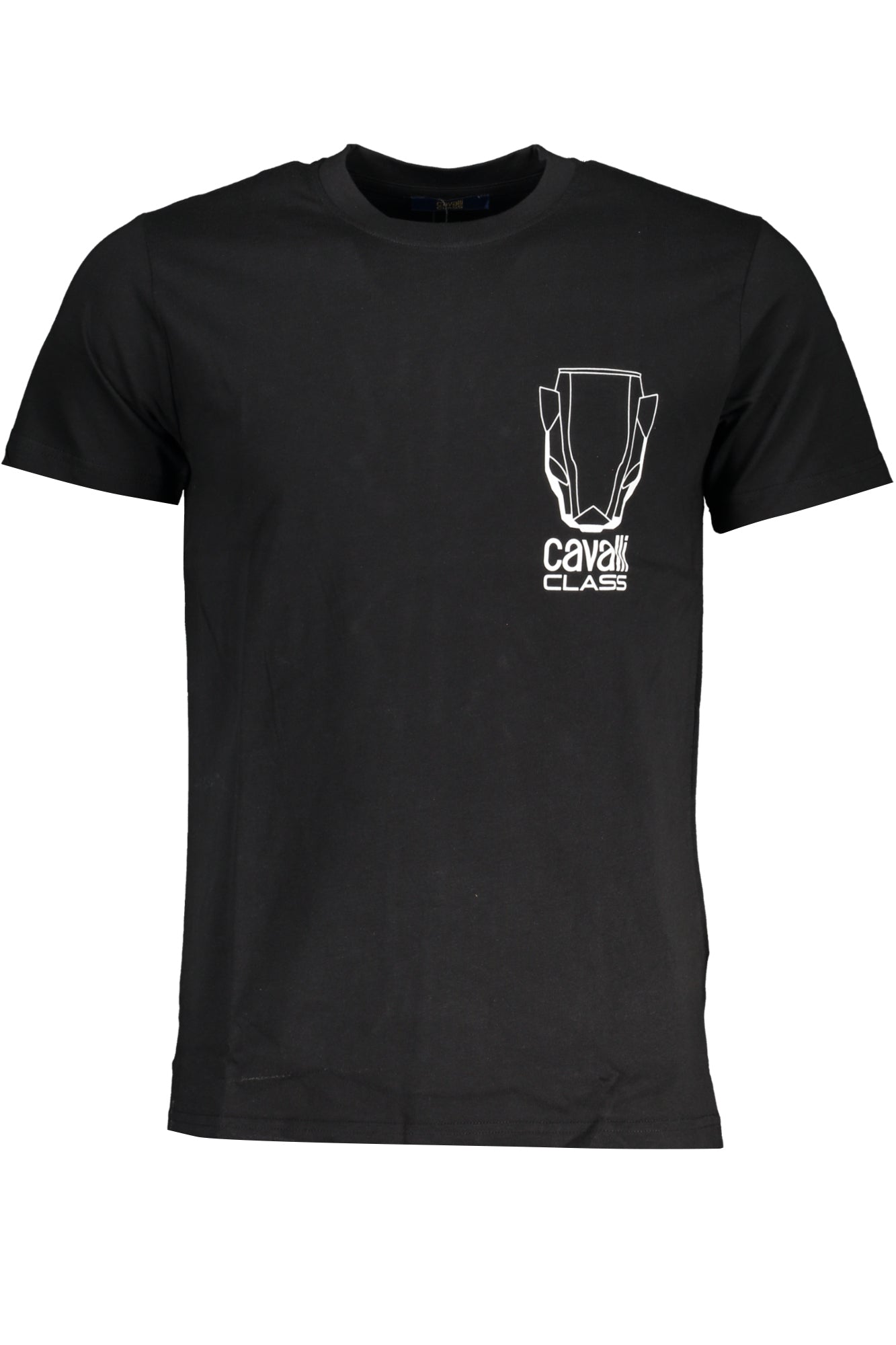 CAVALLI CLASS MENS SHORT SLEEVE T-SHIRT BLACK
