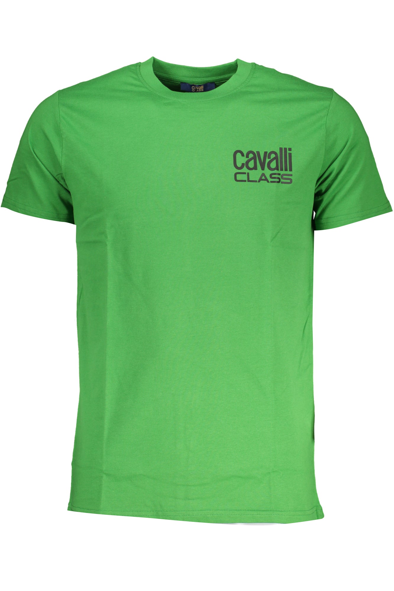 CAVALLI CLASS GREEN MENS SHORT SLEEVED T-SHIRT