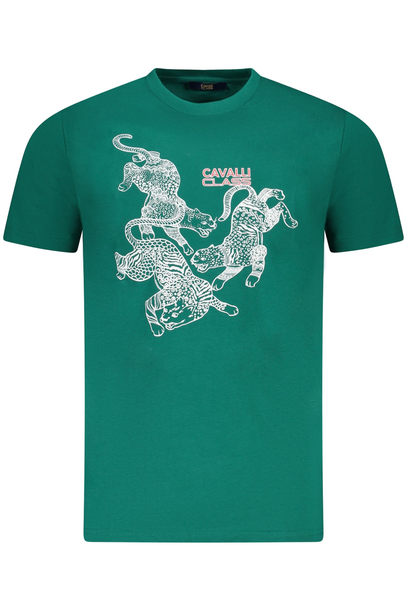 CAVALLI CLASS SHORT SLEEVE T-SHIRT MEN GREEN