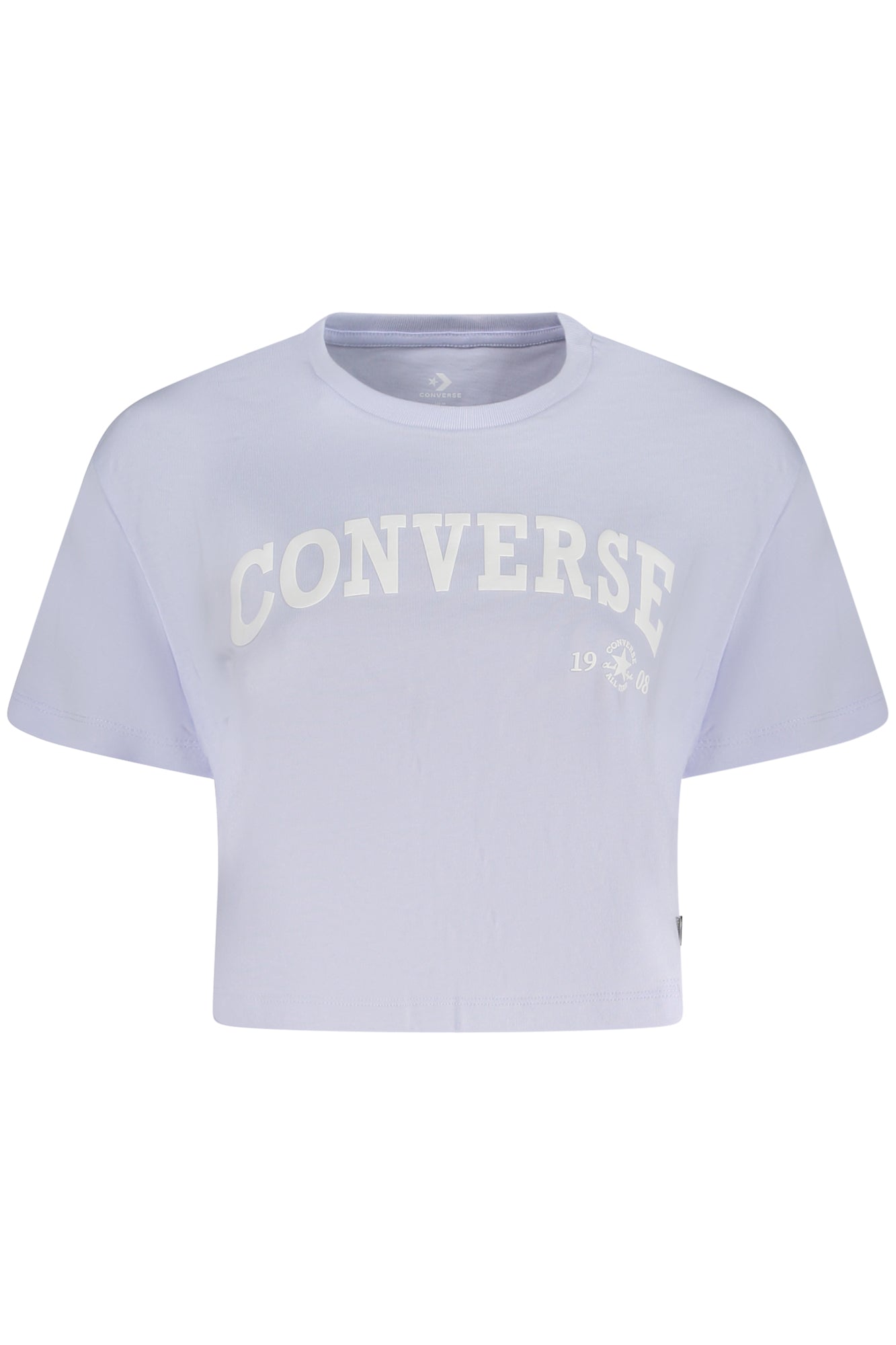 CONVERSE WOMENS SHORT SLEEVE T-SHIRT PURPLE