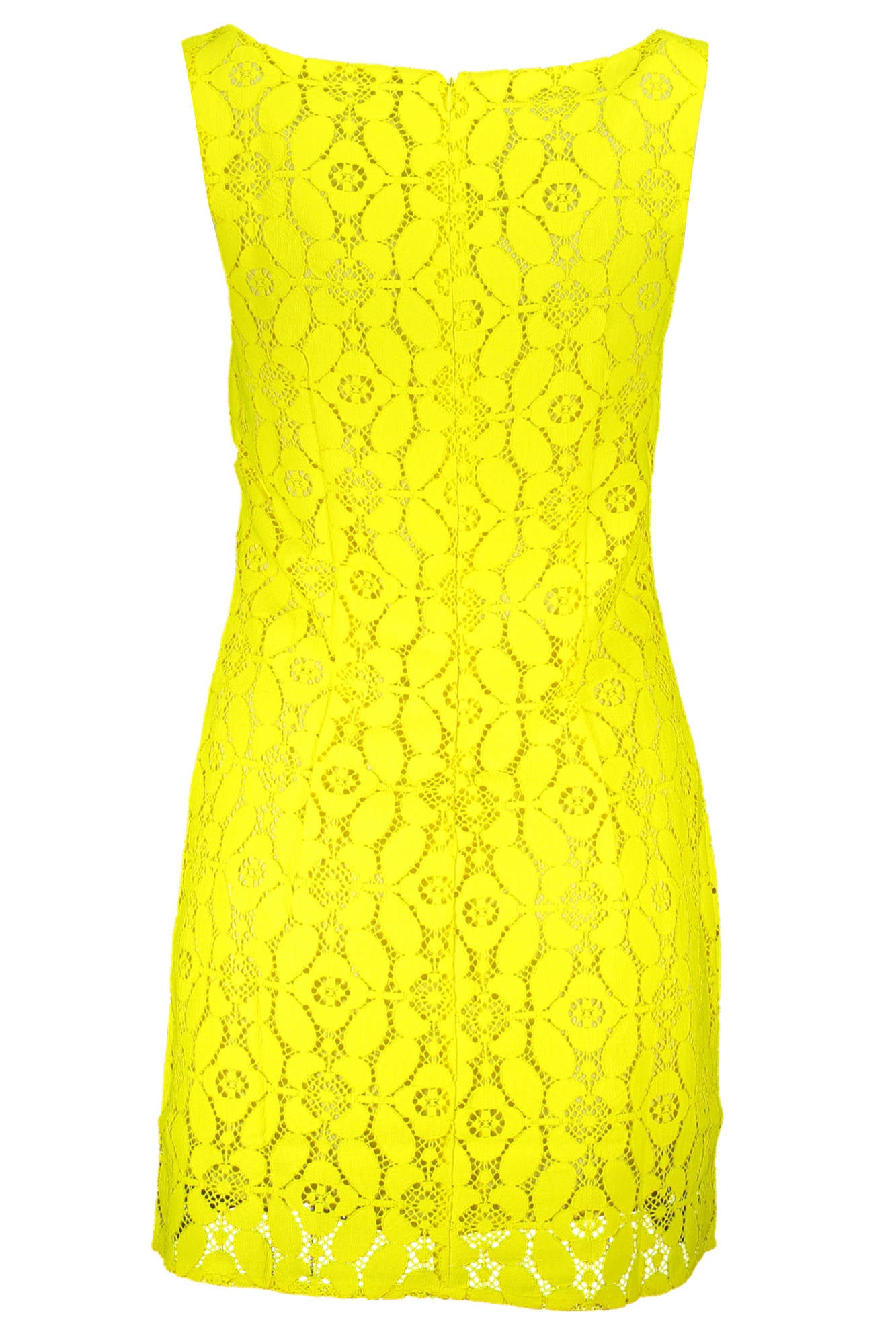 DESIGUAL WOMENS SHORT DRESS YELLOW