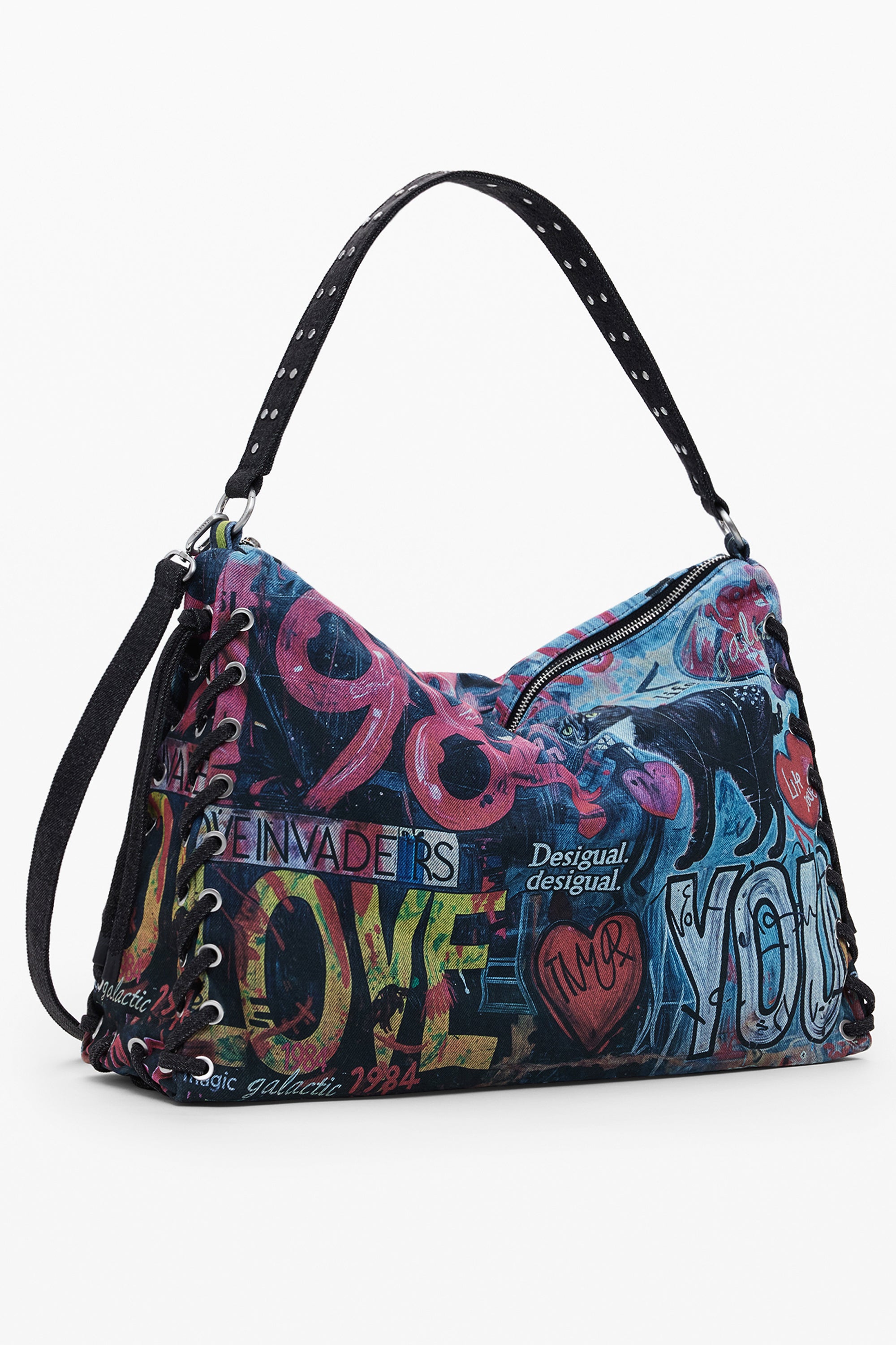 DESIGUAL WOMENS BLUE BAG