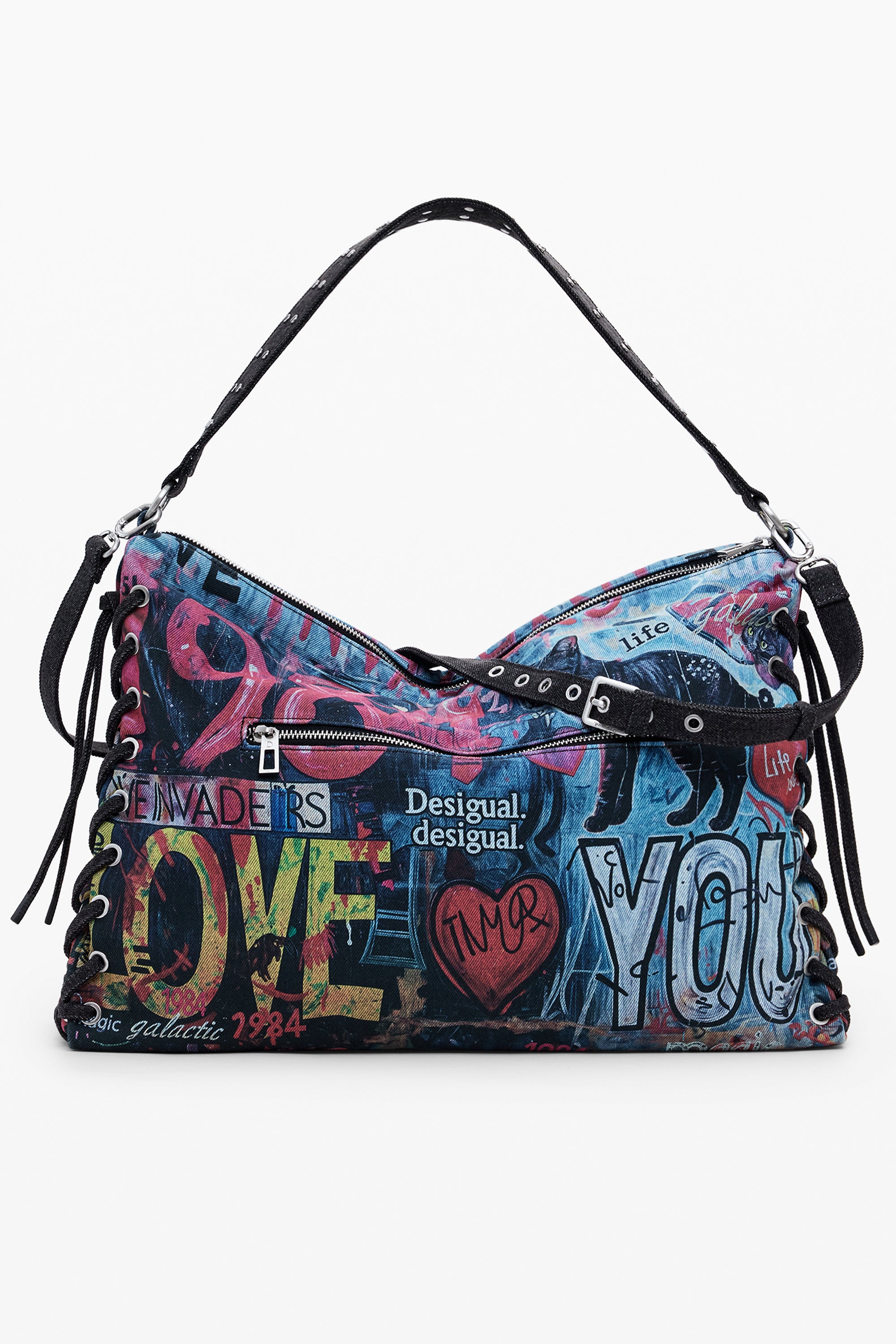 DESIGUAL WOMENS BLUE BAG