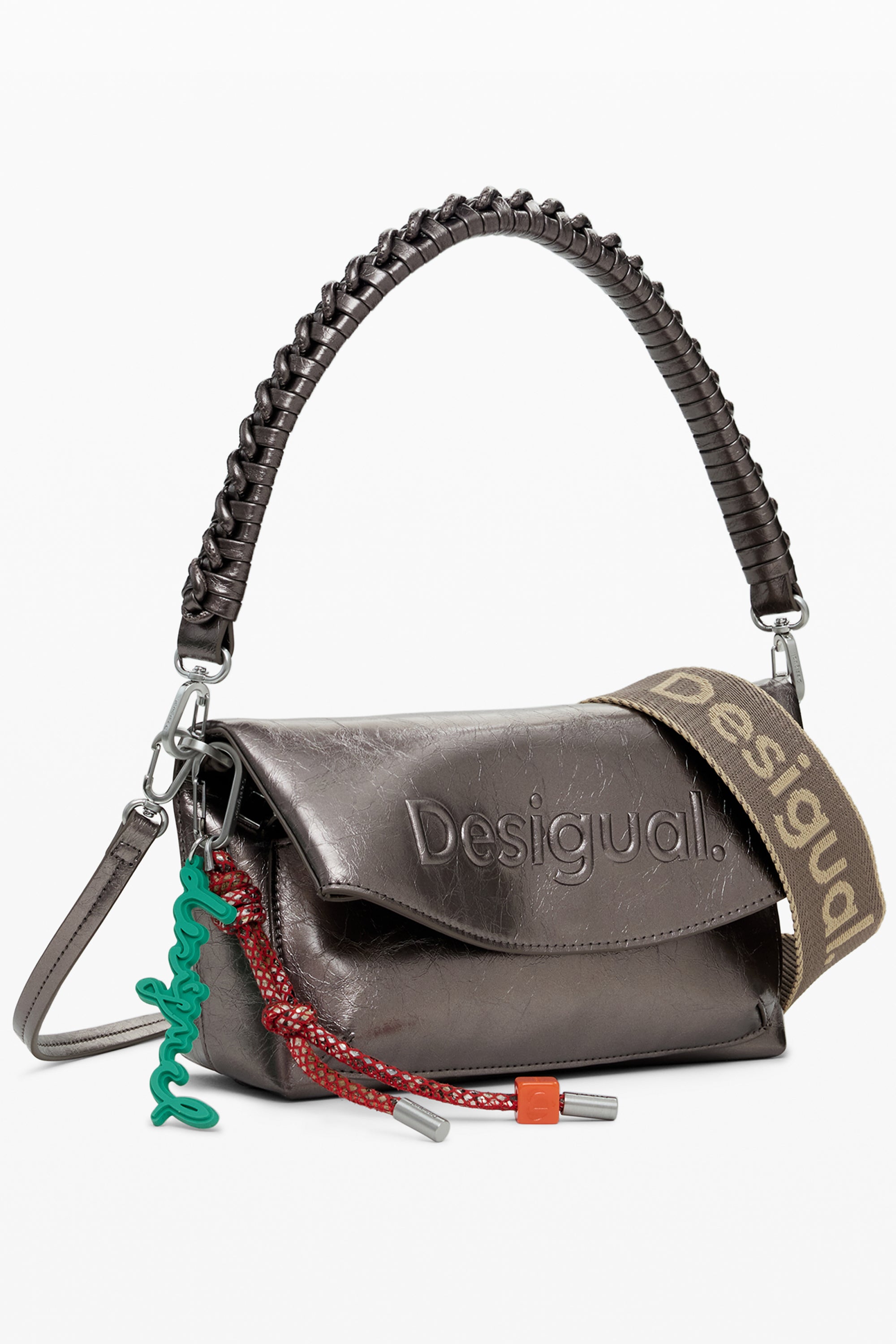 DESIGUAL WOMENS BRONZE BAG