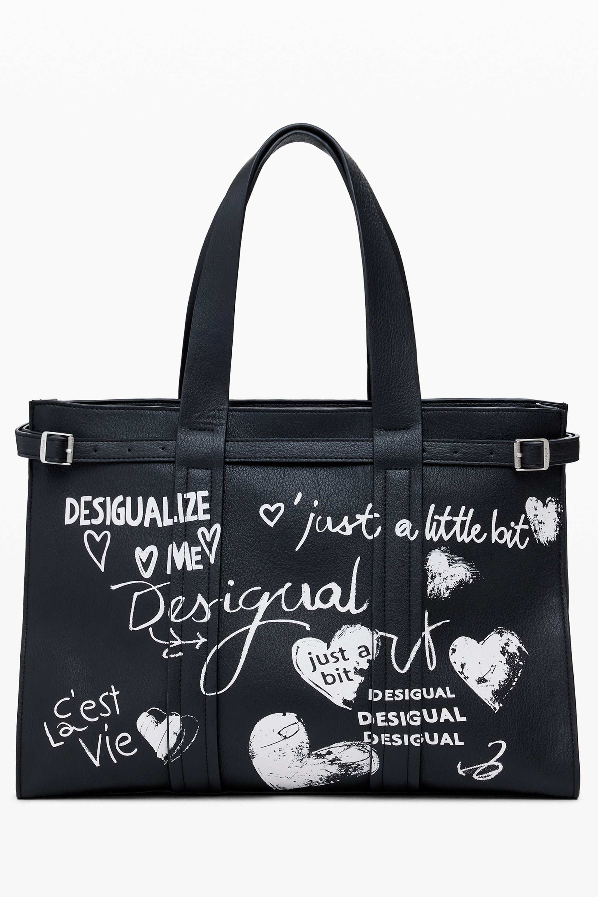 DESIGUAL WOMENS BLACK BAG