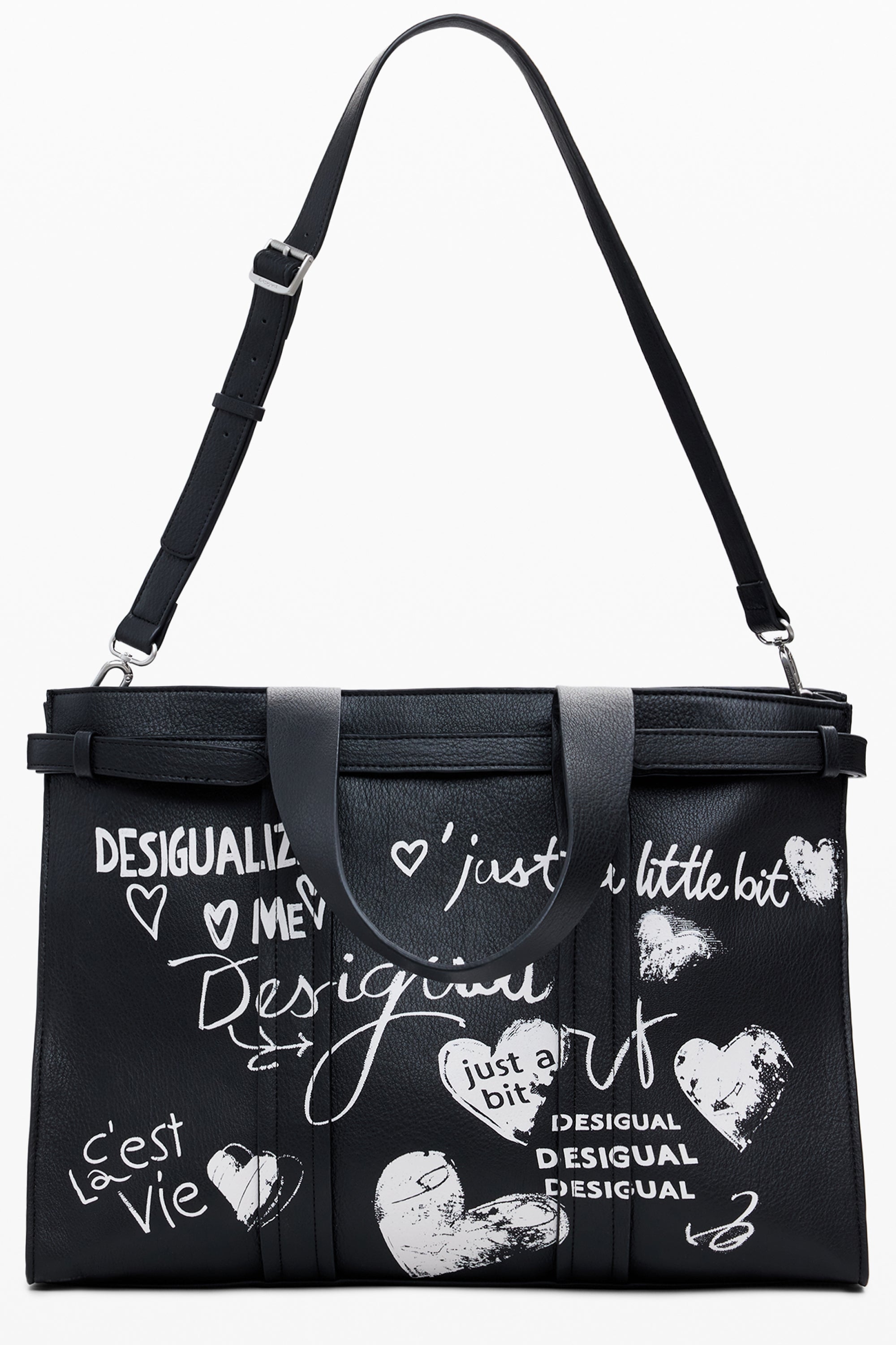 DESIGUAL WOMENS BLACK BAG