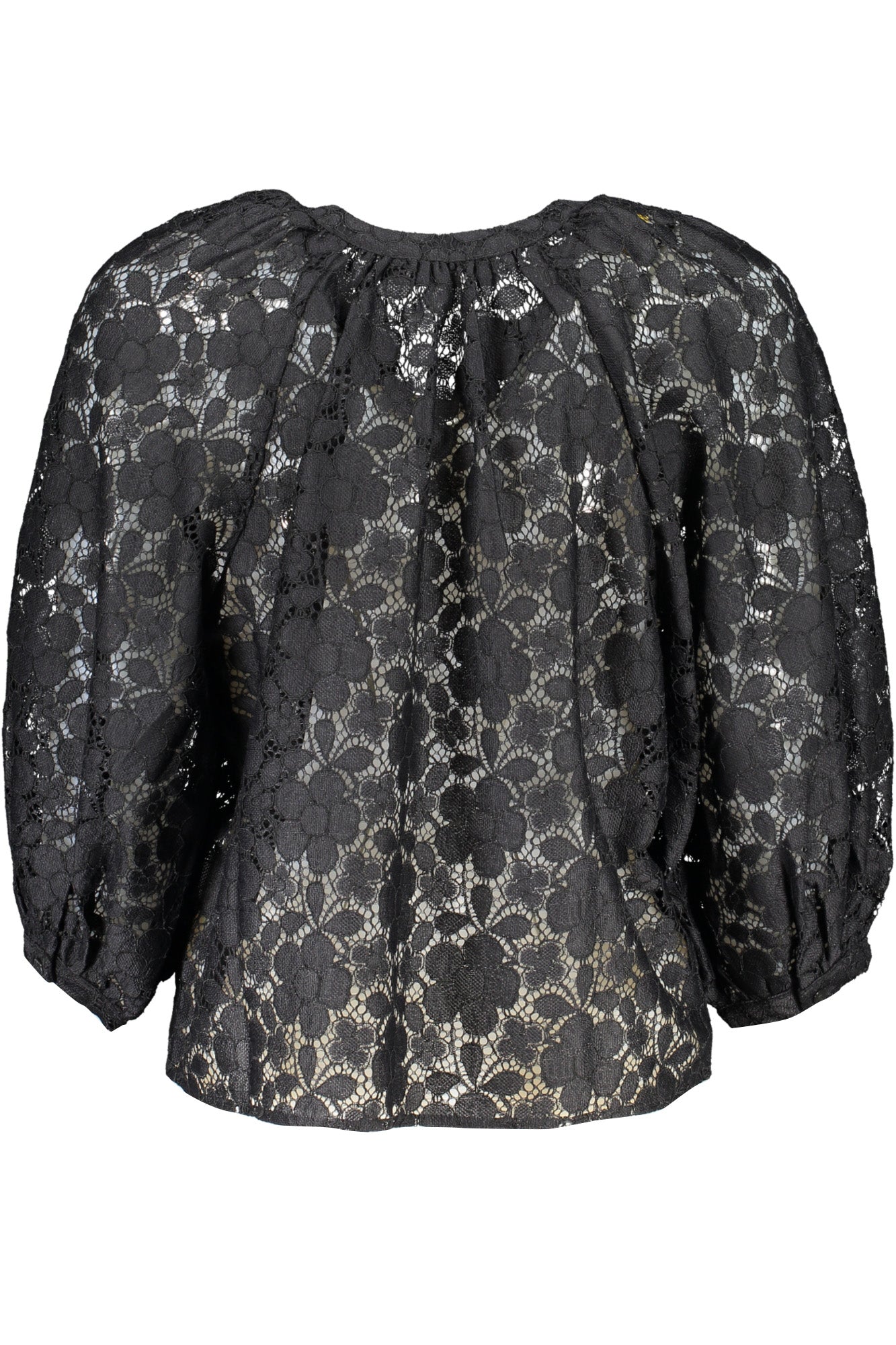 DESIGUAL WOMENS LONG SLEEVE SHIRT BLACK
