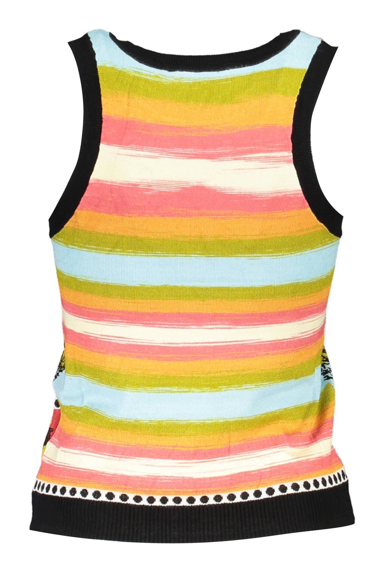 DESIGUAL WOMENS BLACK TANK TOP
