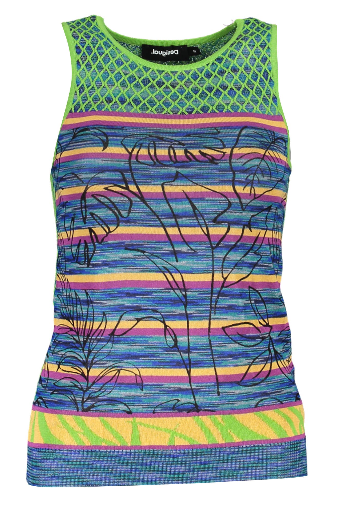 DESIGUAL WOMENS TANK TOP GREEN