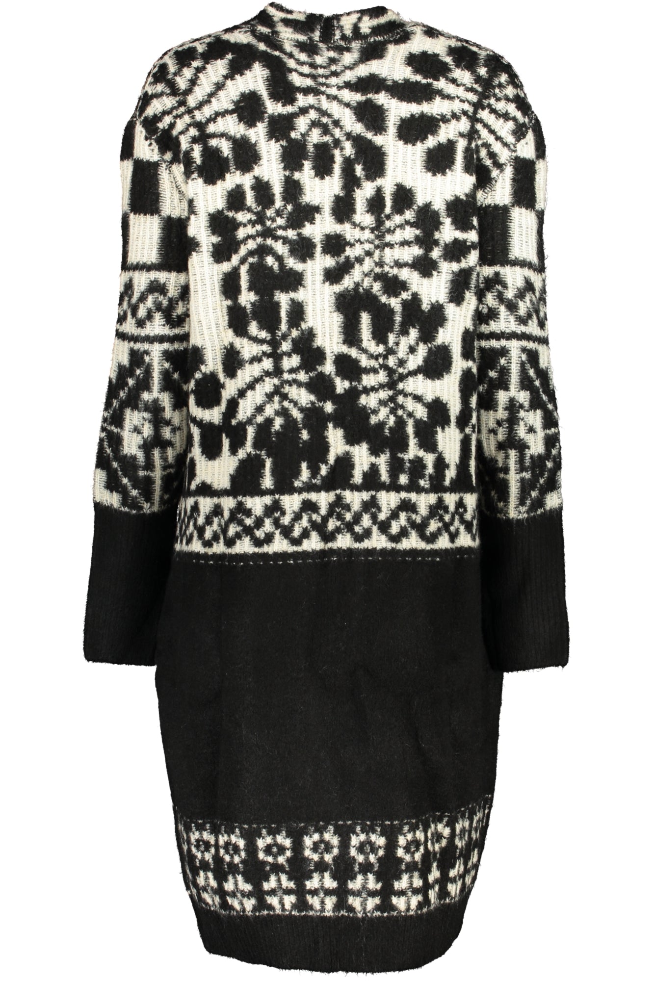 DESIGUAL BLACK WOMENS COAT