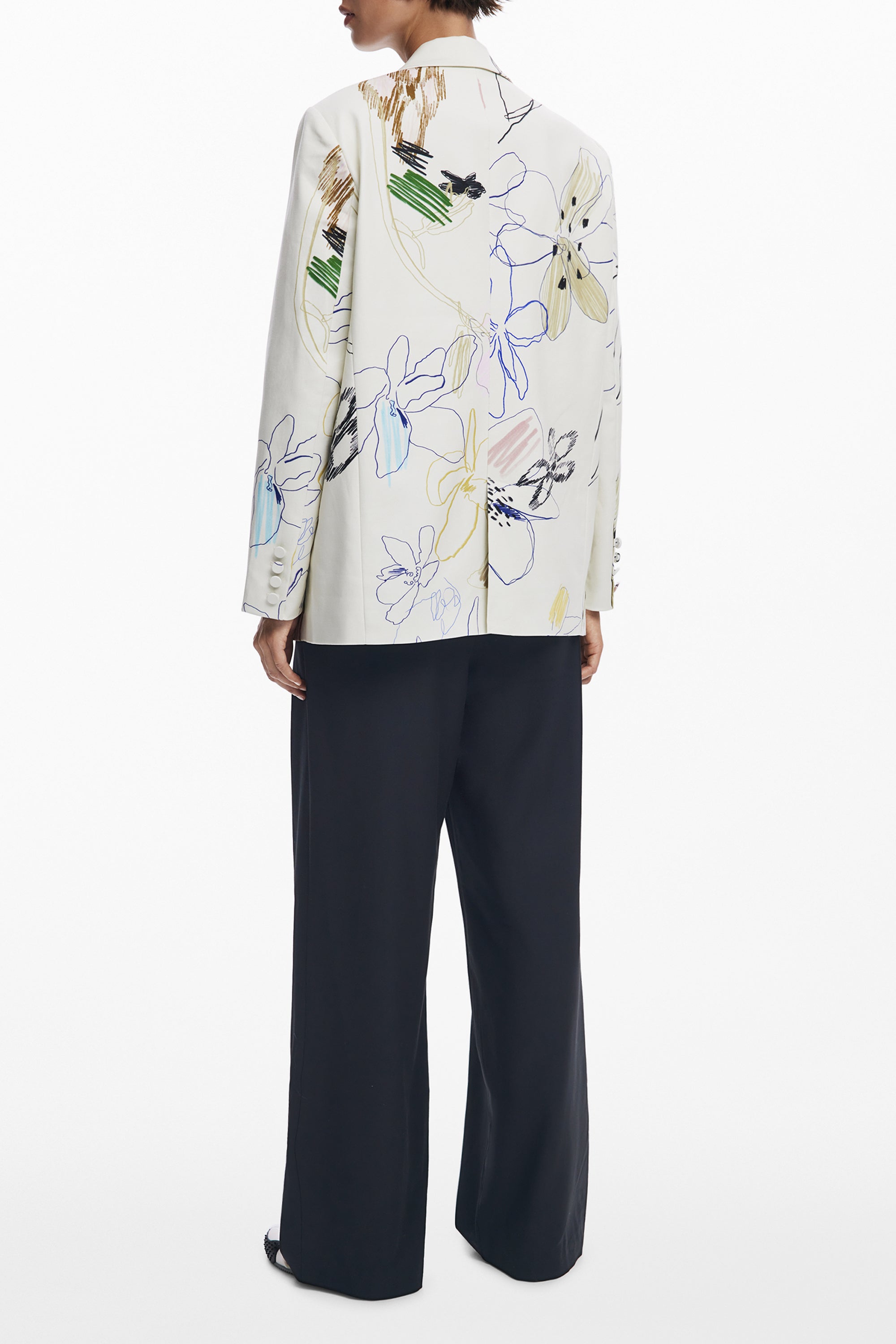 DESIGUAL CLASSIC WOMENS WHITE JACKET