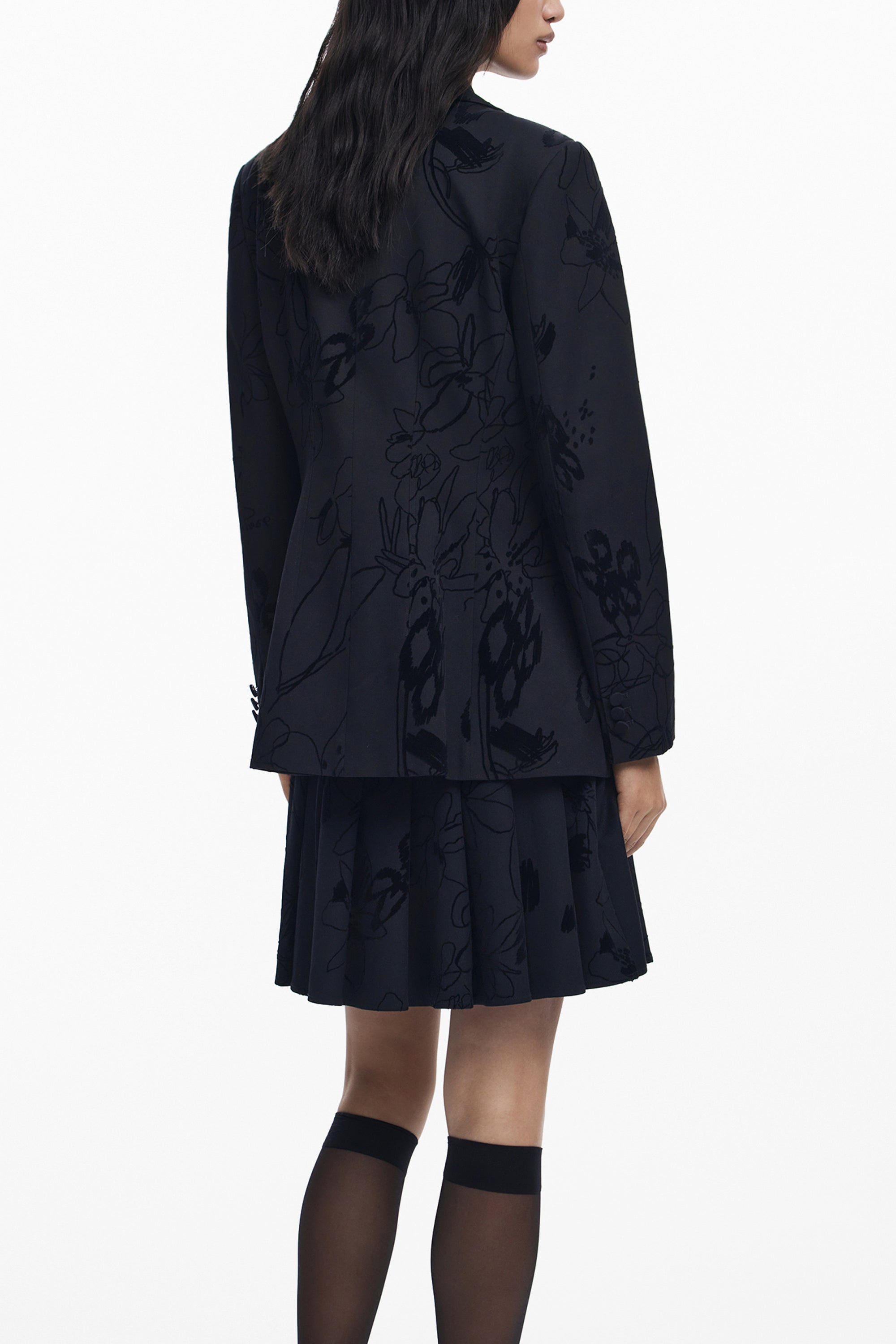 DESIGUAL CLASSIC WOMENS BLACK JACKET