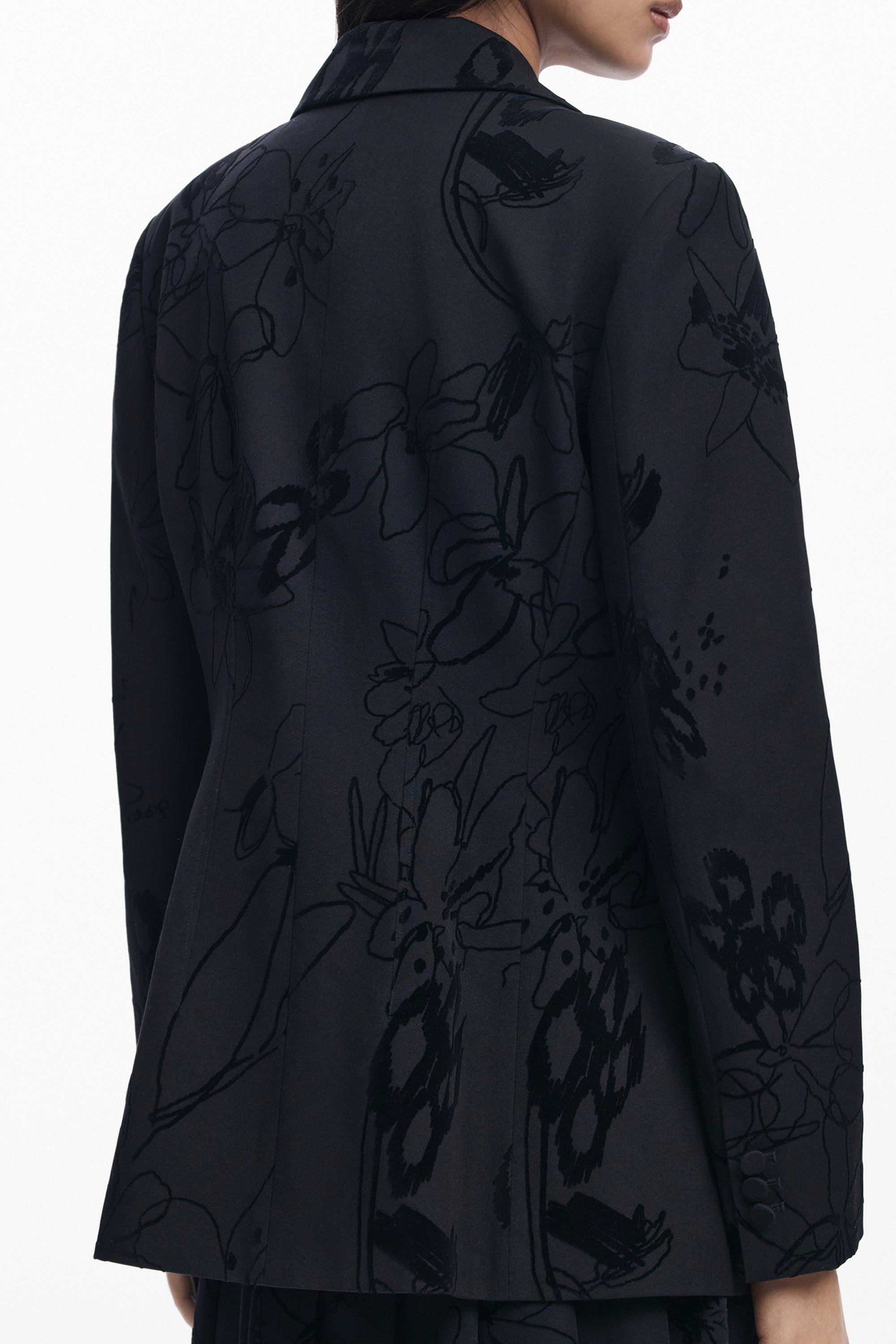 DESIGUAL CLASSIC WOMENS BLACK JACKET