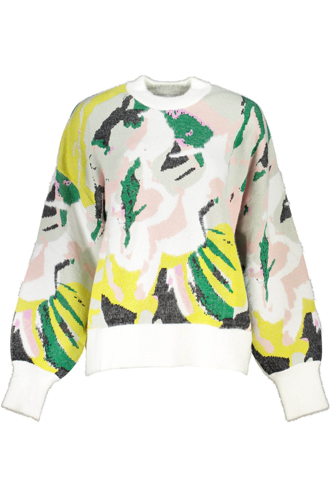 DESIGUAL WHITE WOMENS SWEATER