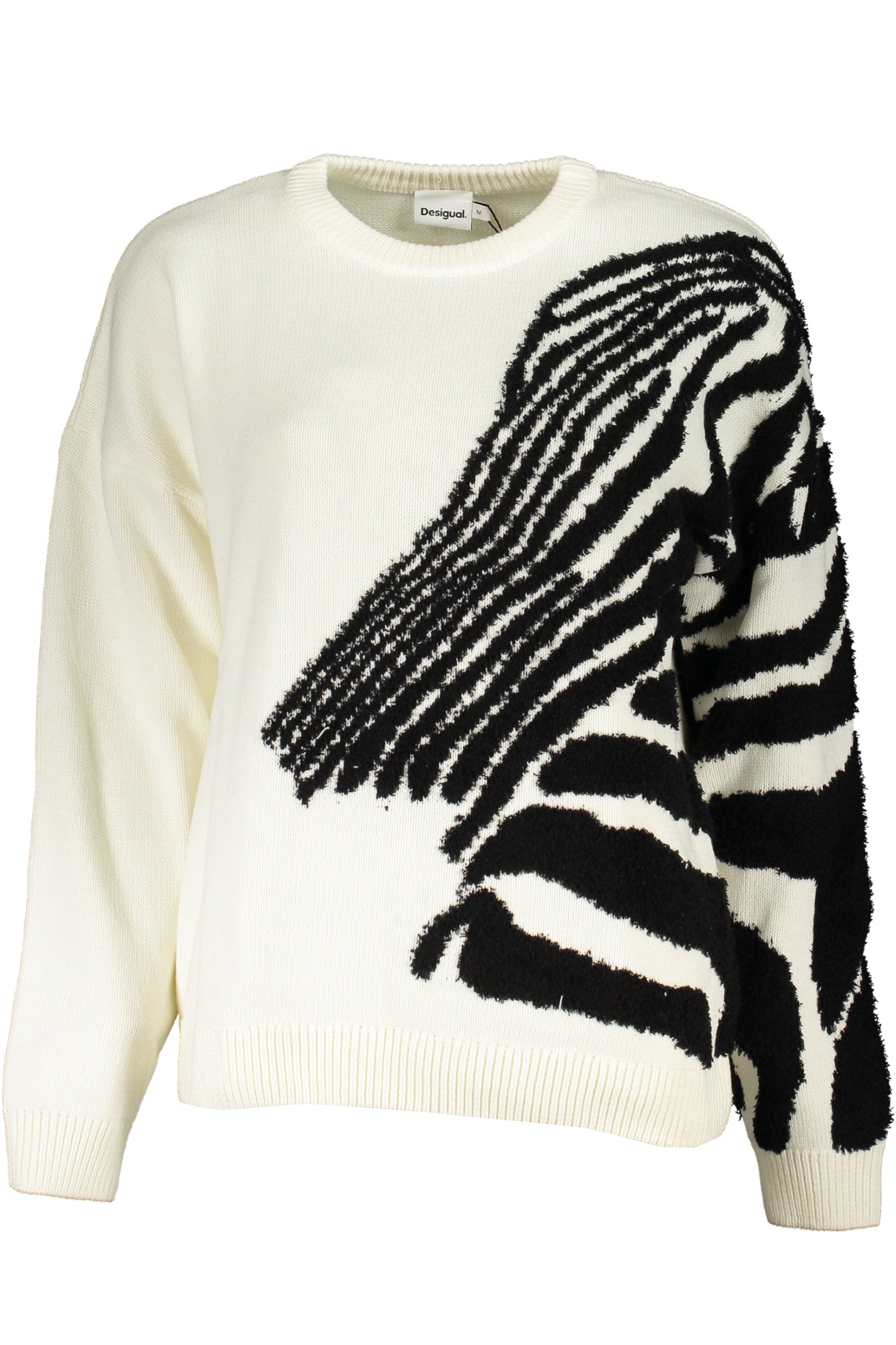 DESIGUAL WHITE WOMENS SWEATER