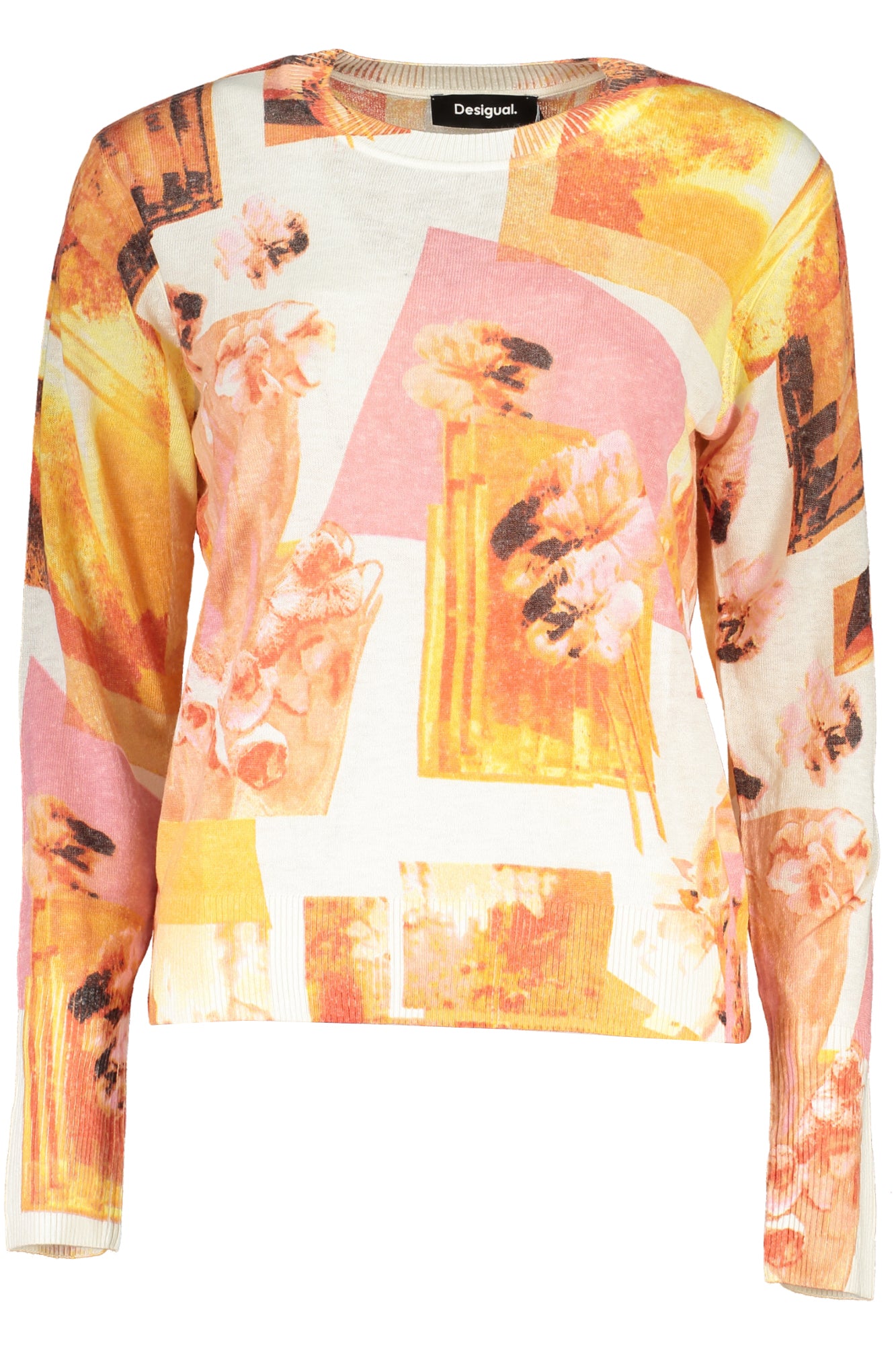 DESIGUAL WHITE WOMENS SWEATER