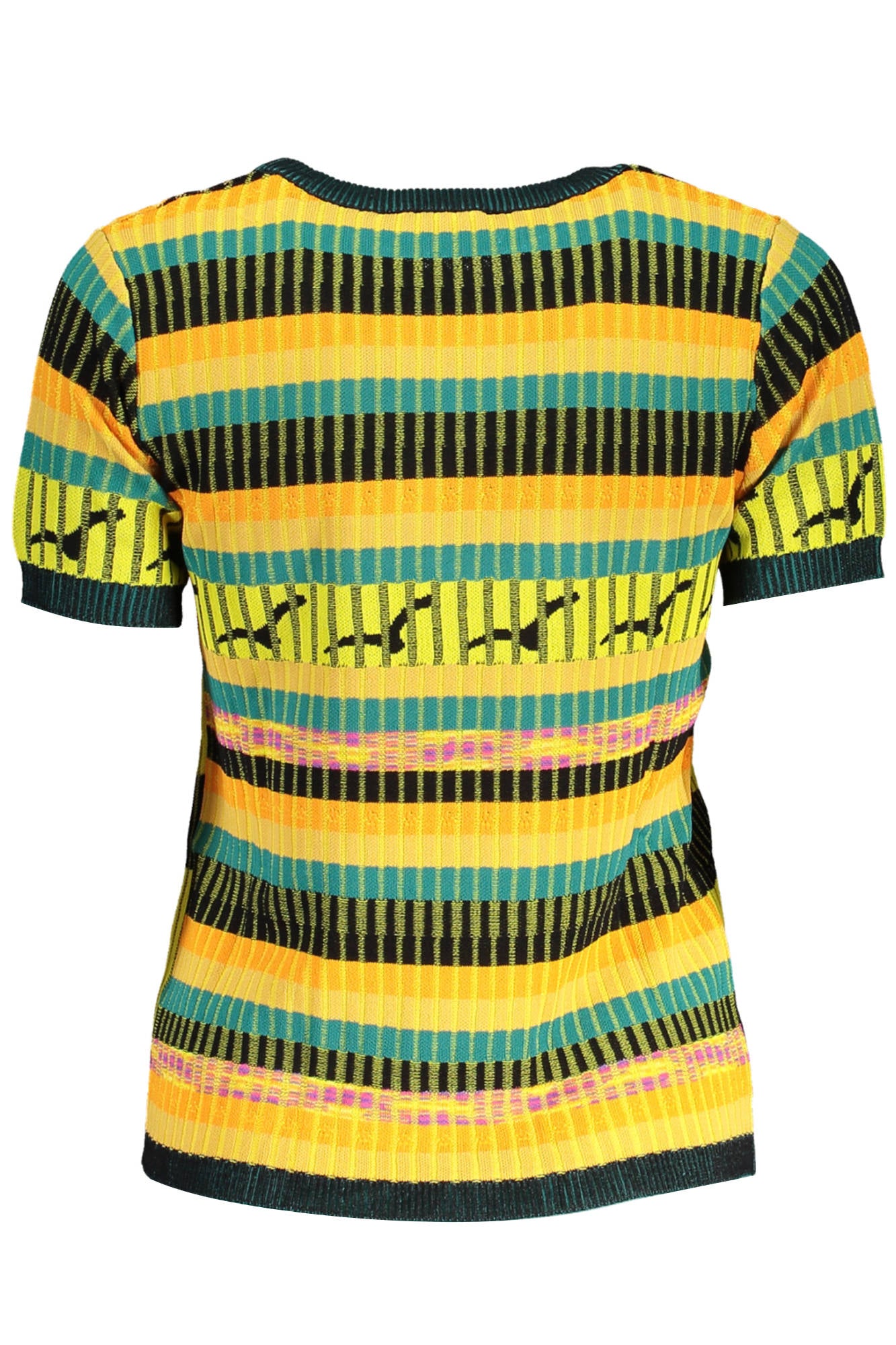 DESIGUAL WOMENS YELLOW SWEATER
