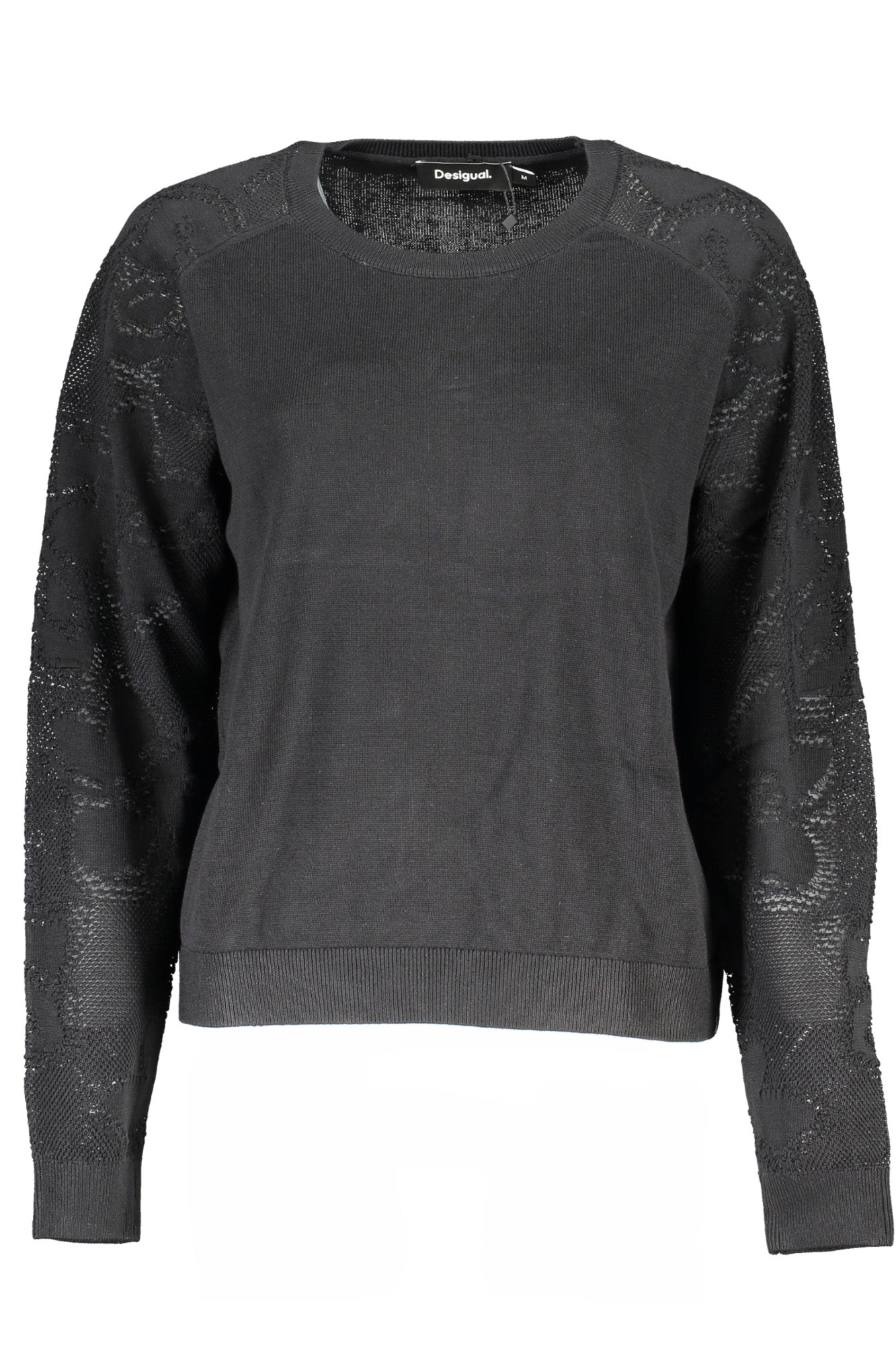 DESIGUAL BLACK WOMENS SWEATER