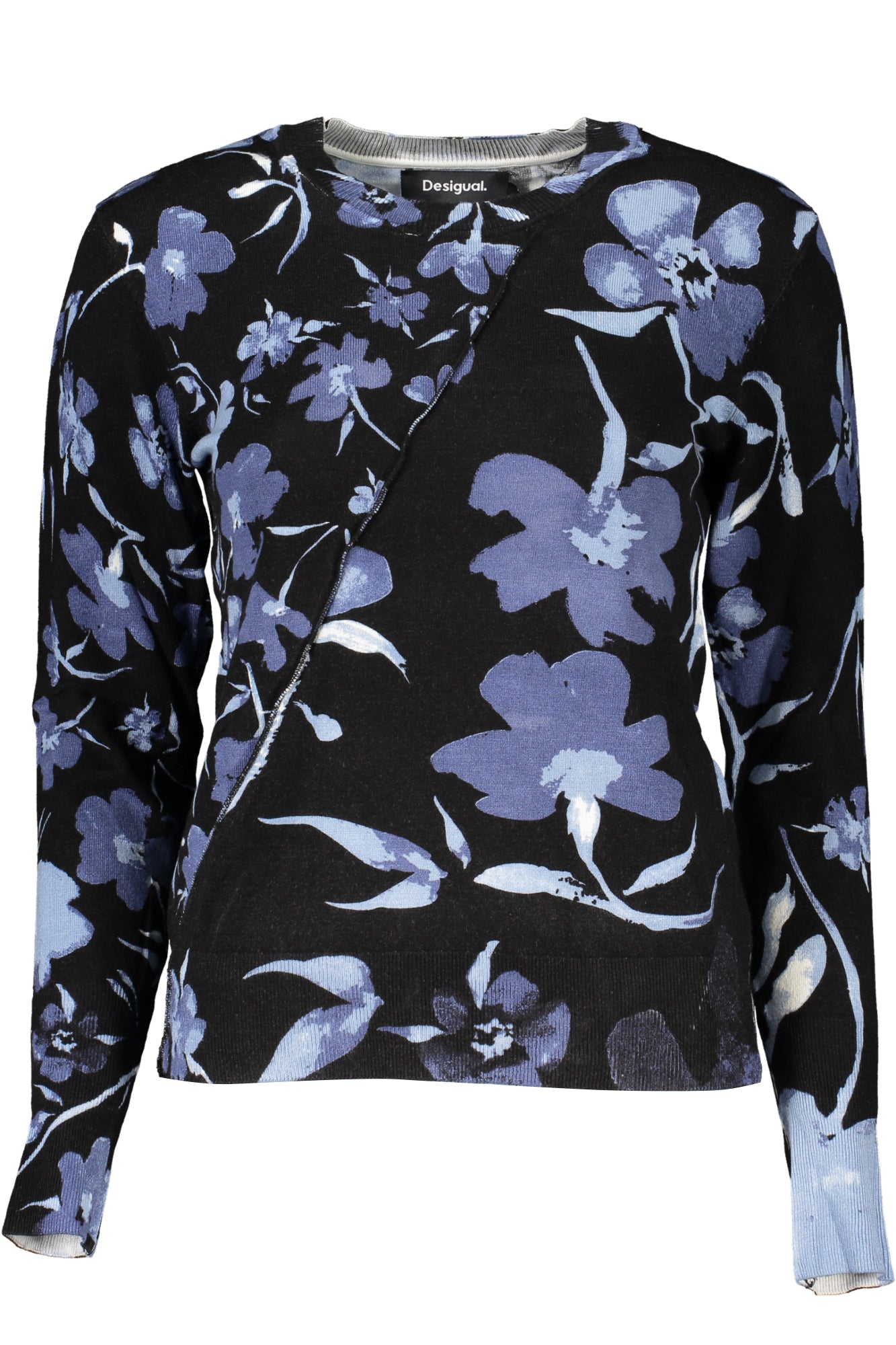 DESIGUAL BLACK WOMENS SWEATER