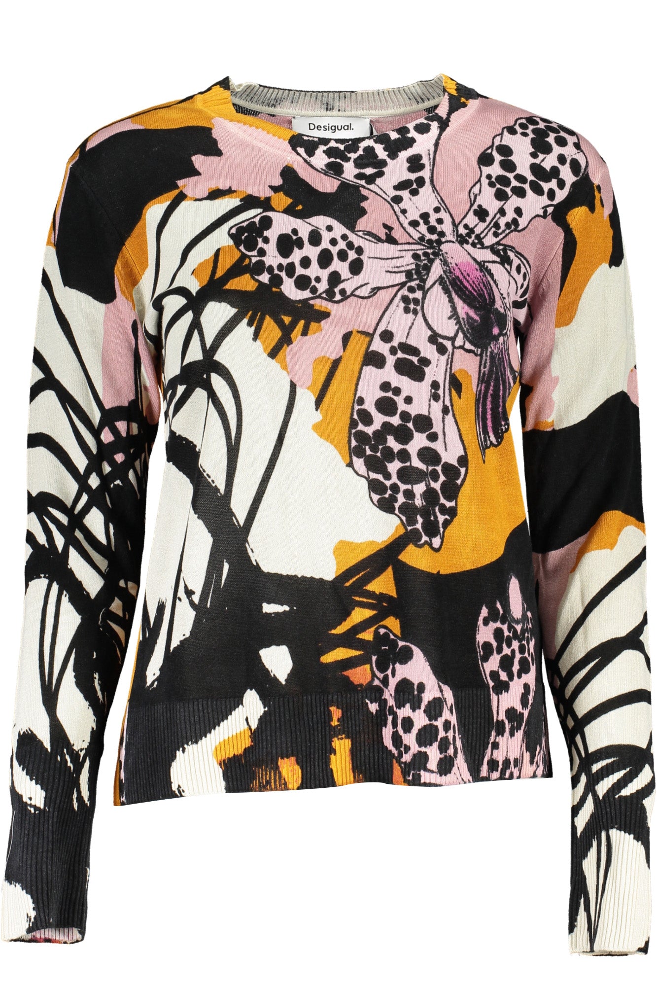 DESIGUAL PINK WOMENS SWEATER