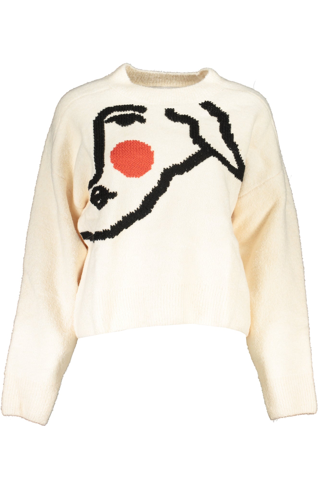 DESIGUAL WHITE WOMENS SWEATER