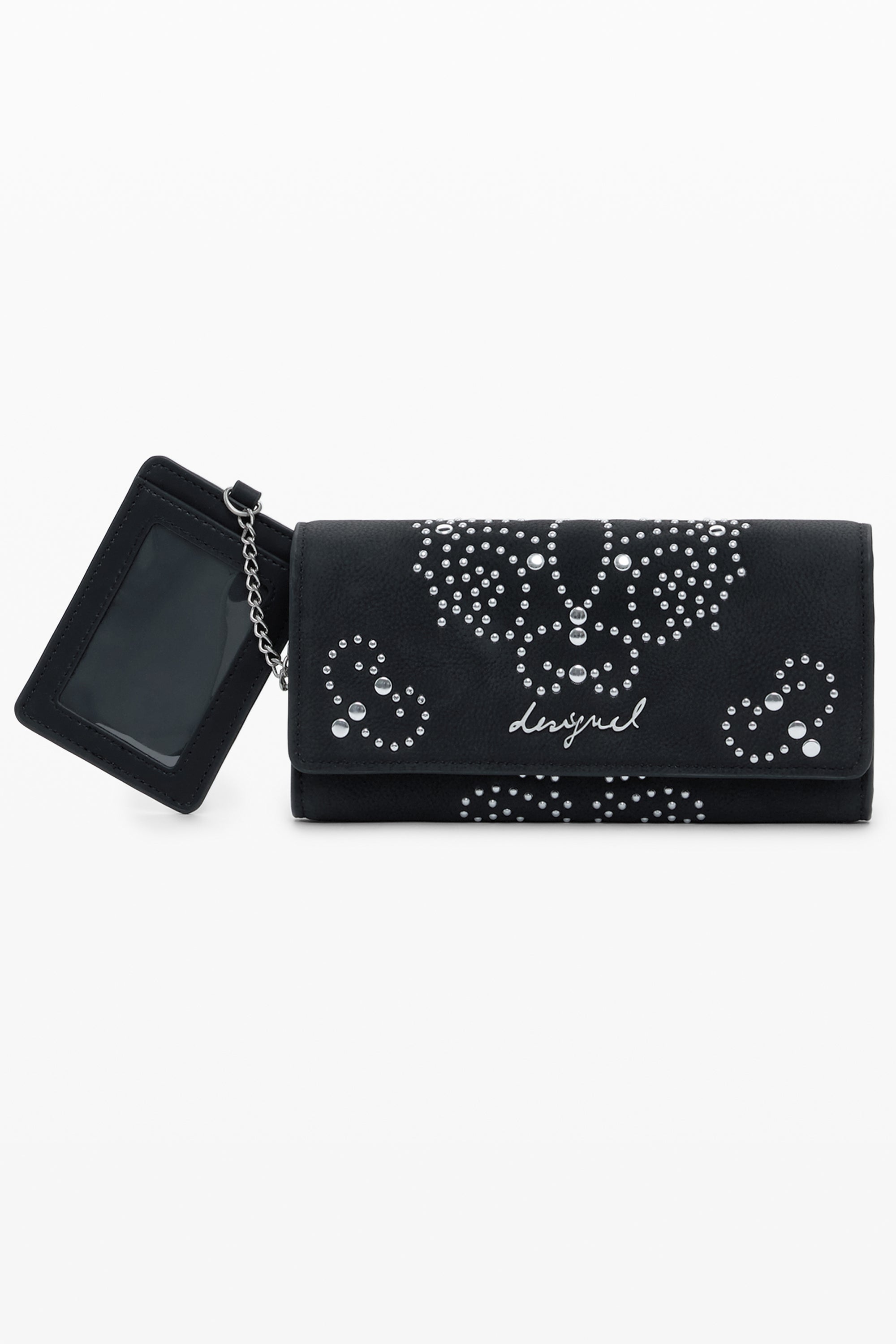 DESIGUAL WOMENS BLACK WALLET