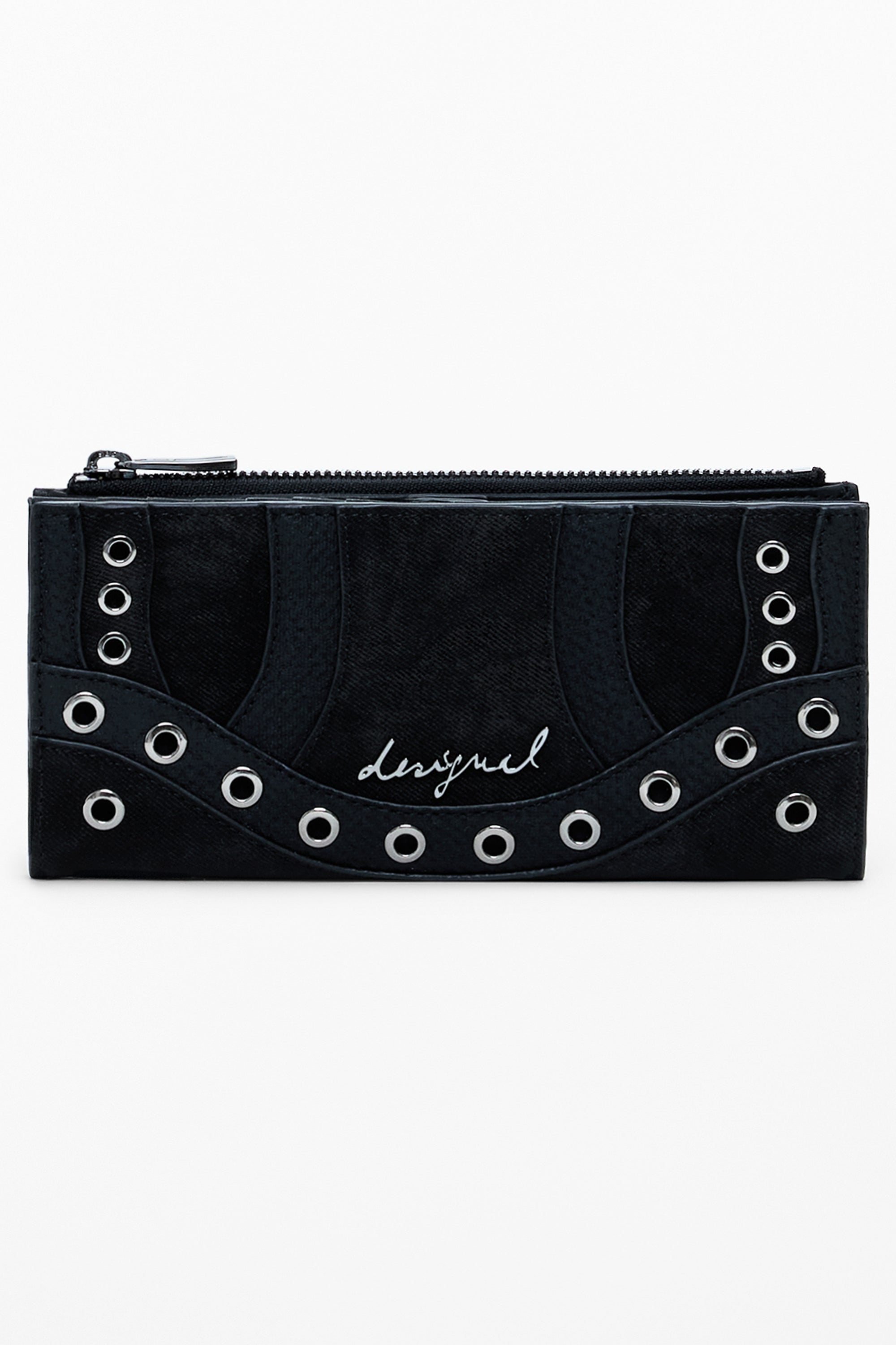 DESIGUAL WOMENS BLACK WALLET