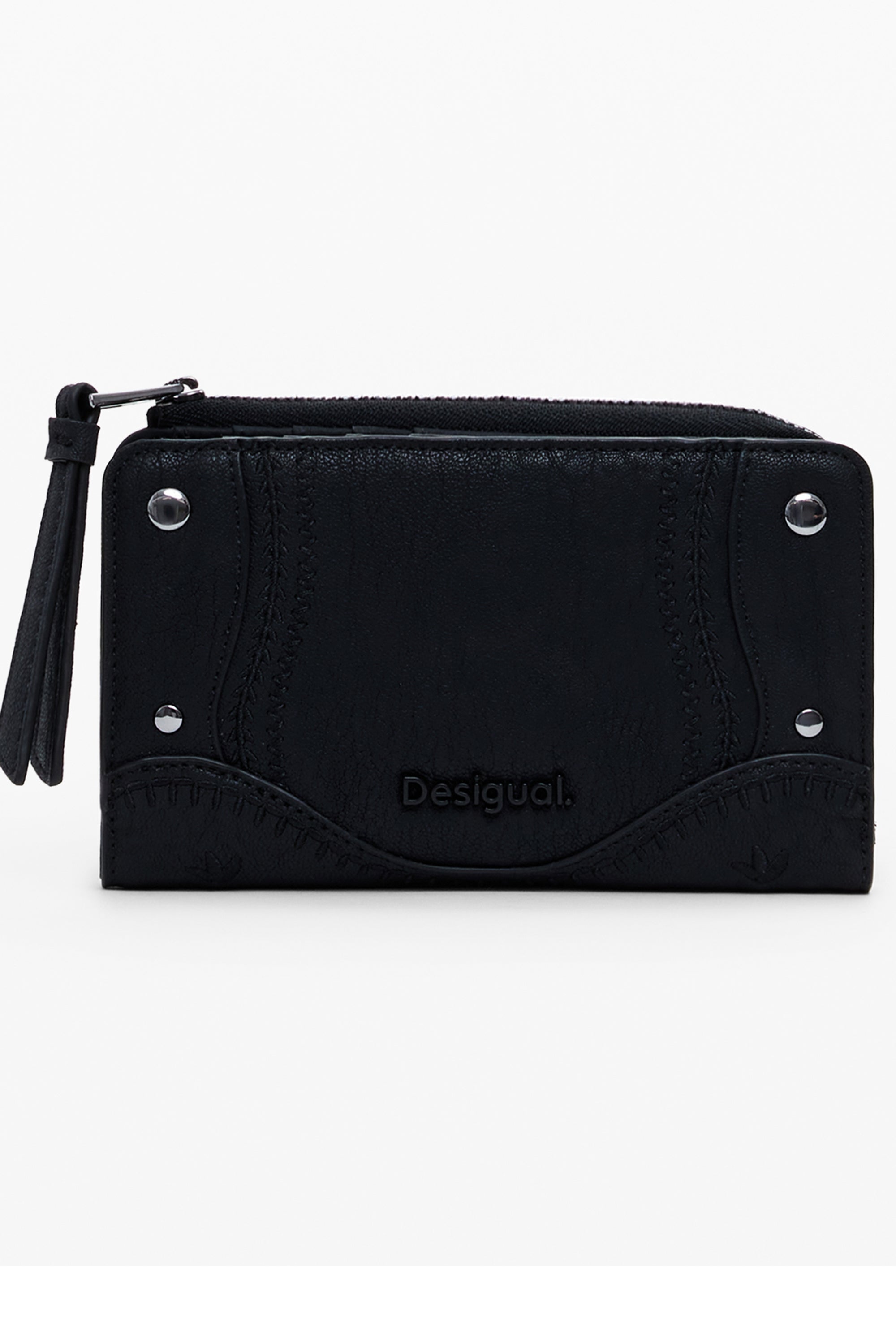 DESIGUAL WOMENS BLACK WALLET