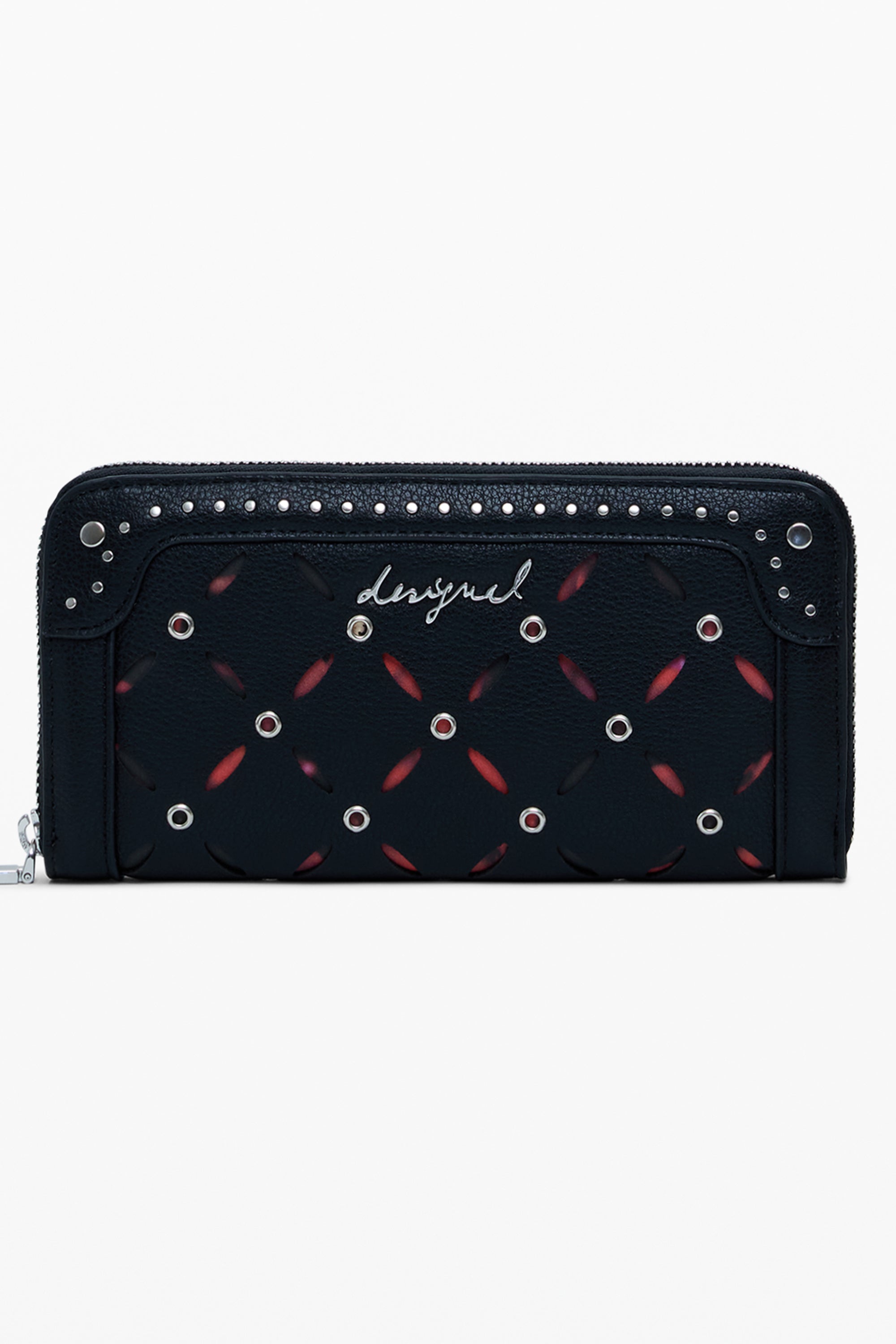 DESIGUAL WOMENS BLACK WALLET