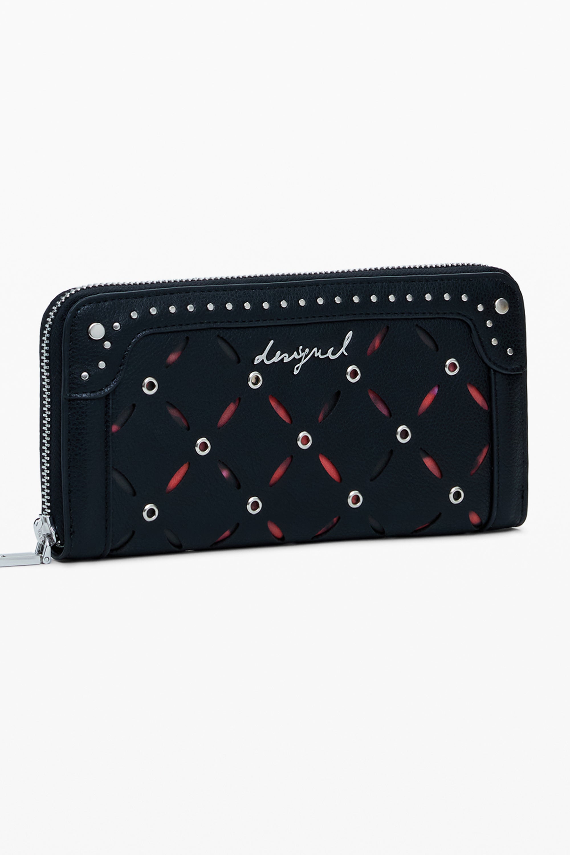 DESIGUAL WOMENS BLACK WALLET