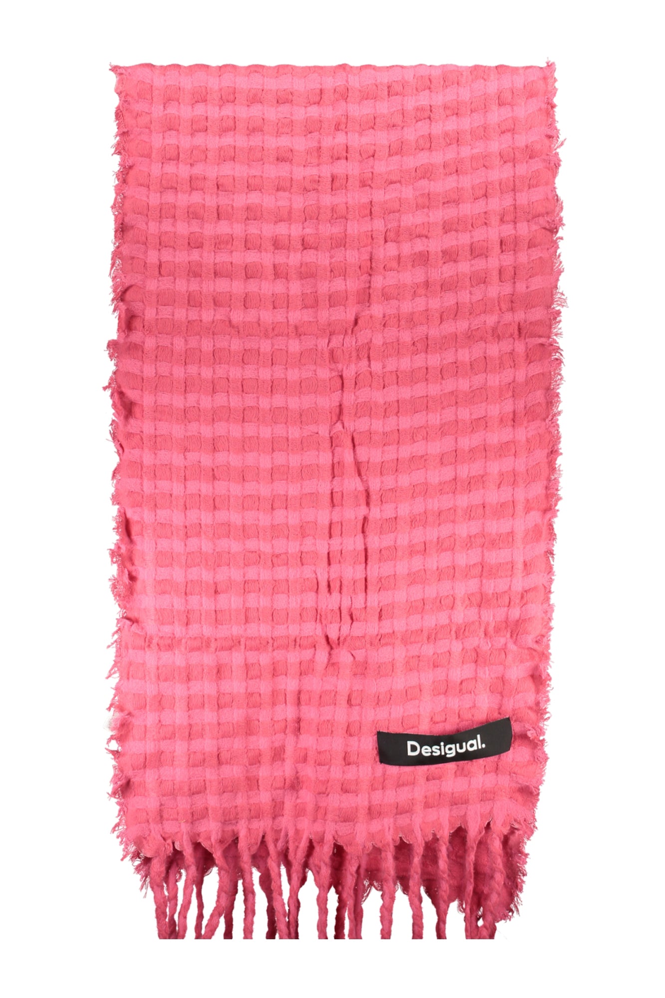 DESIGUAL WOMENS PINK SCARF