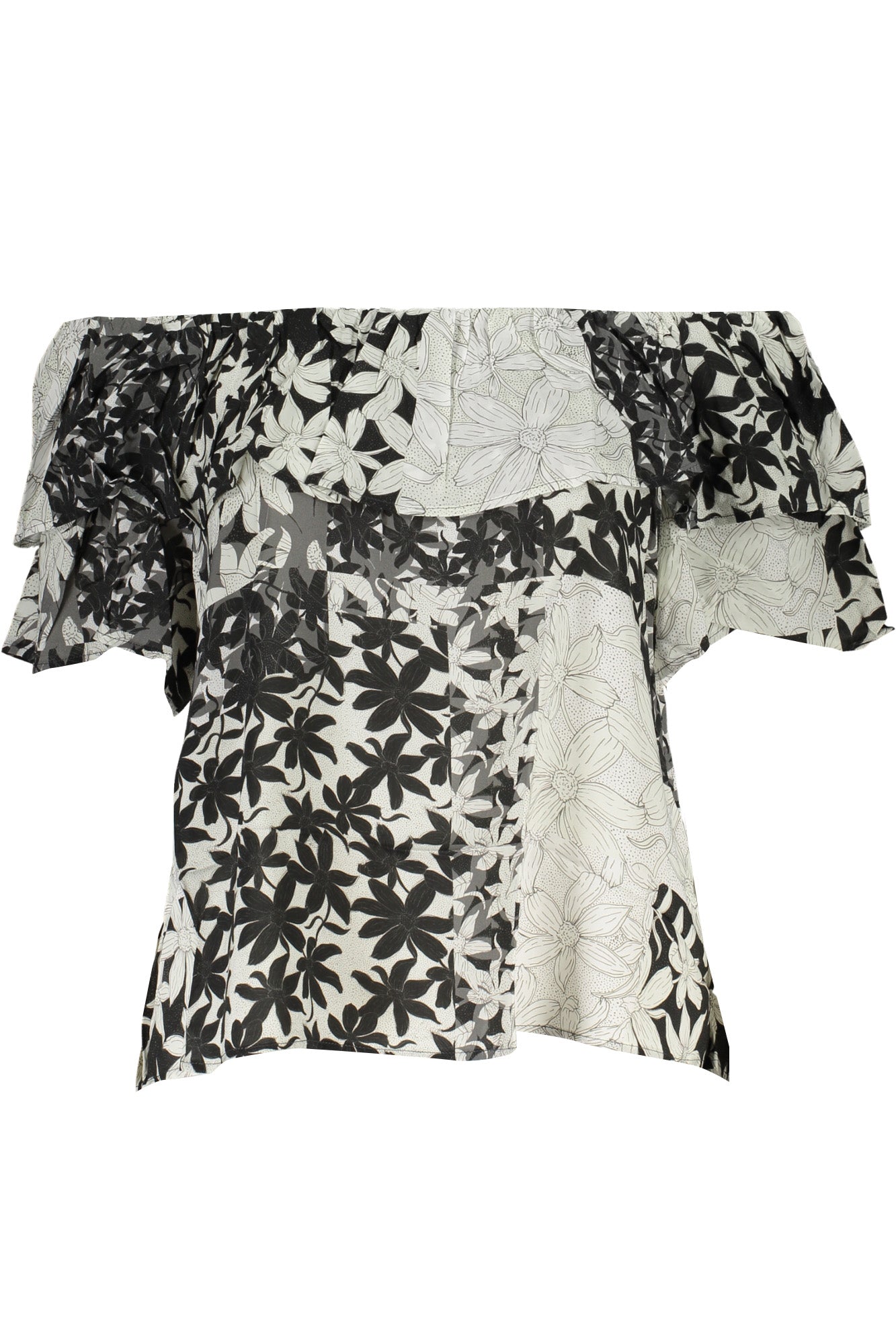 DESIGUAL WOMENS SHORT SLEEVE T-SHIRT WHITE