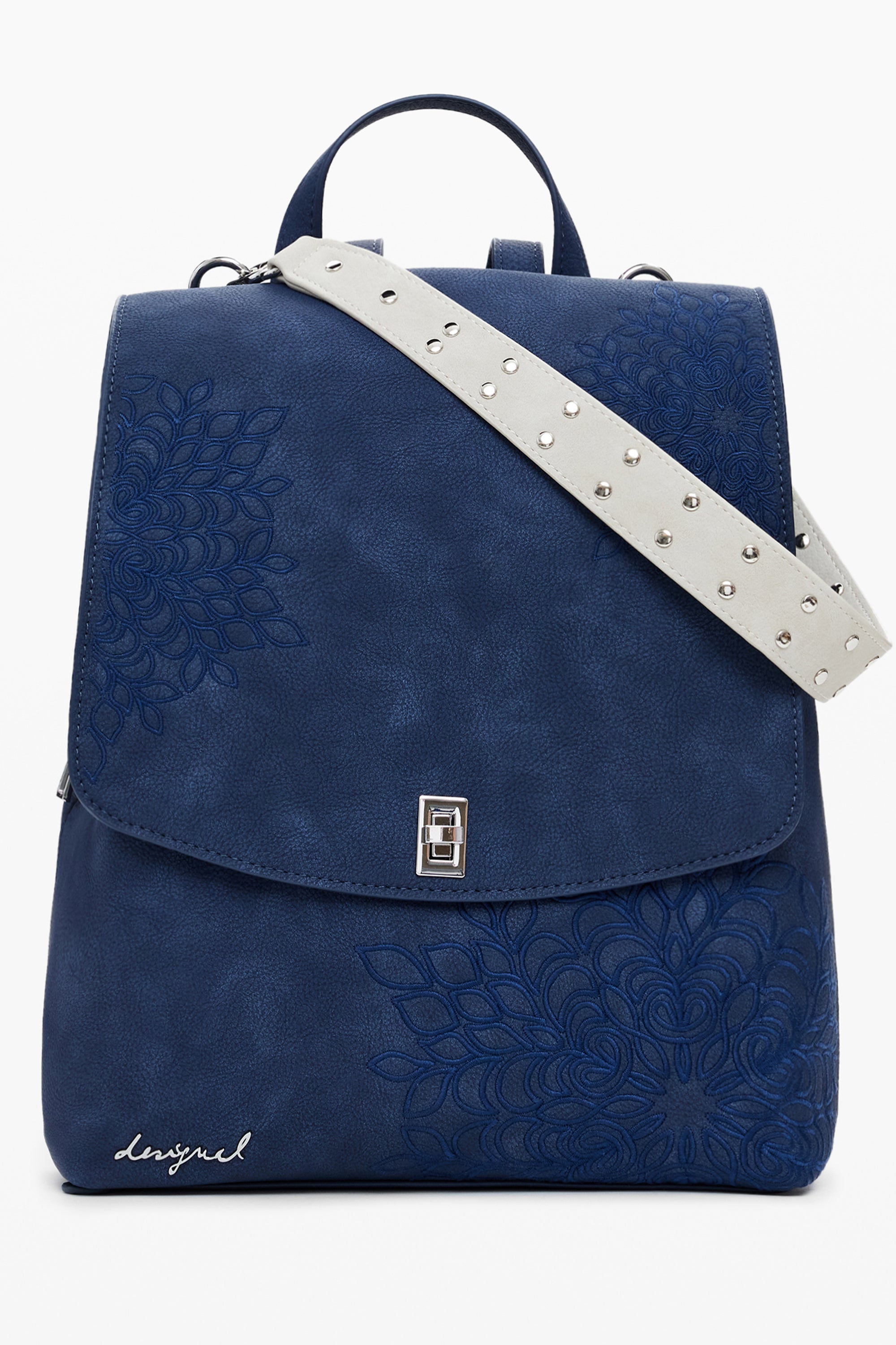 DESIGUAL WOMENS BLUE BACKPACK